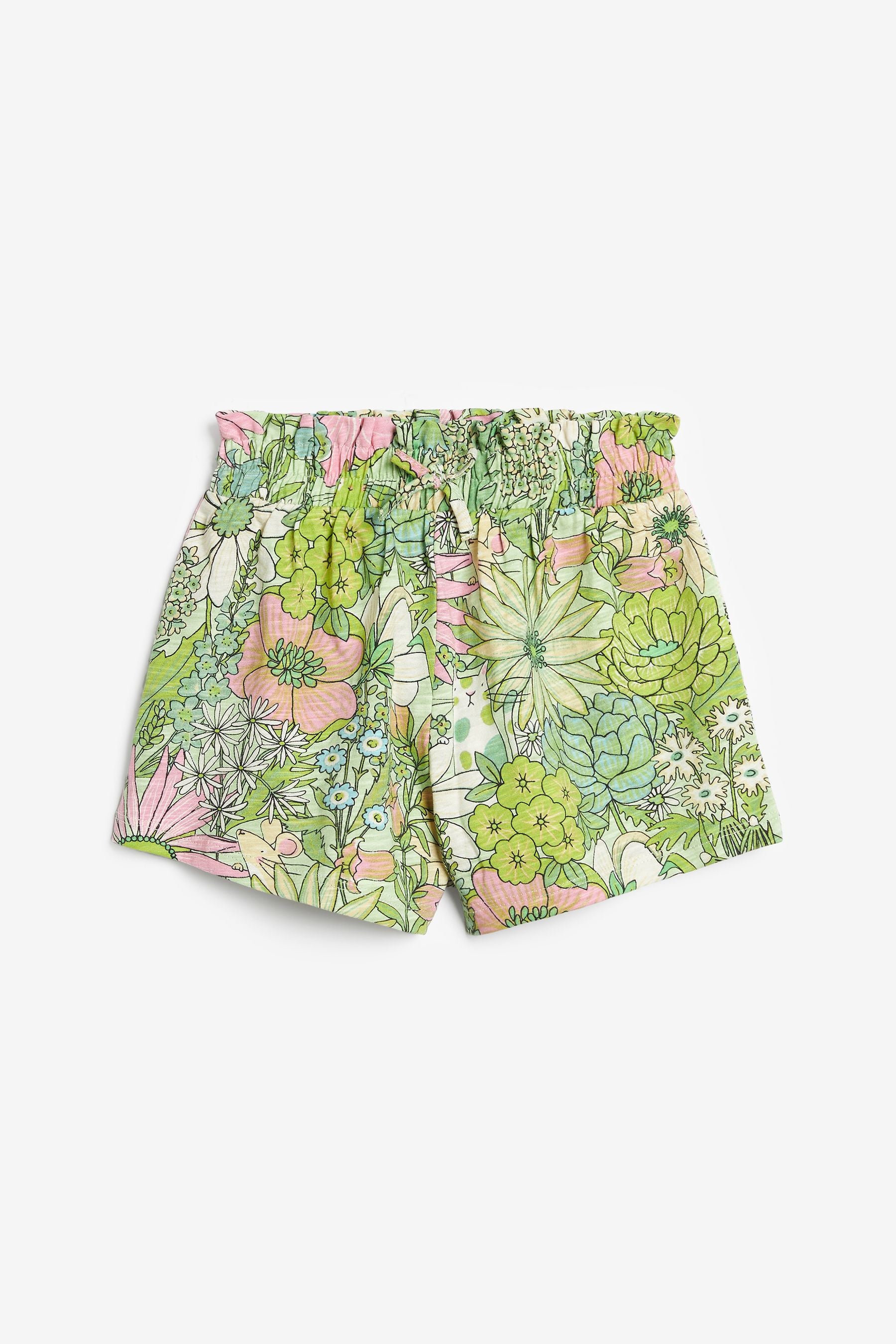 Multi Retro Floral 5 Pack Jersey Shorts (3mths-7yrs)