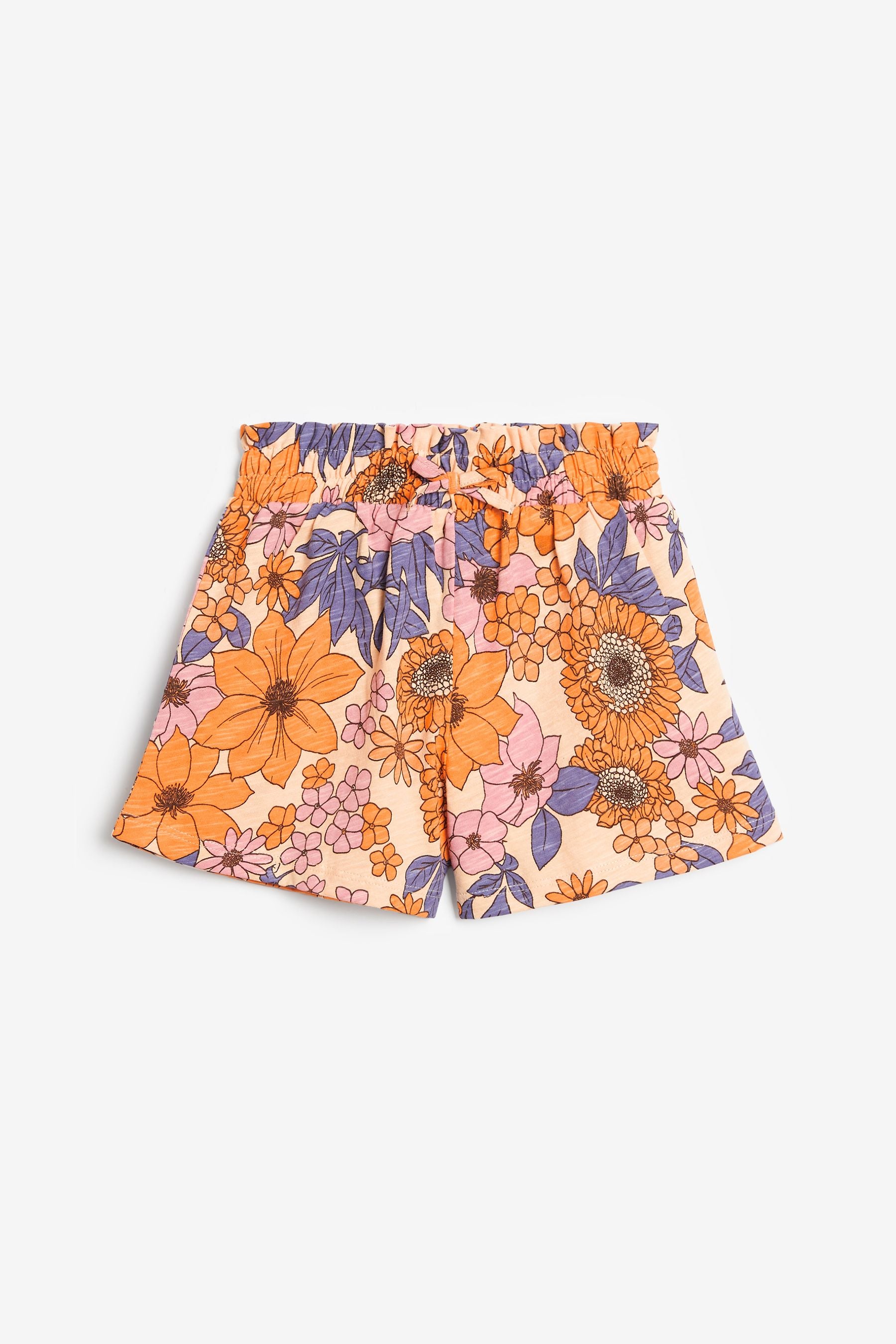 Multi Retro Floral 5 Pack Jersey Shorts (3mths-7yrs)