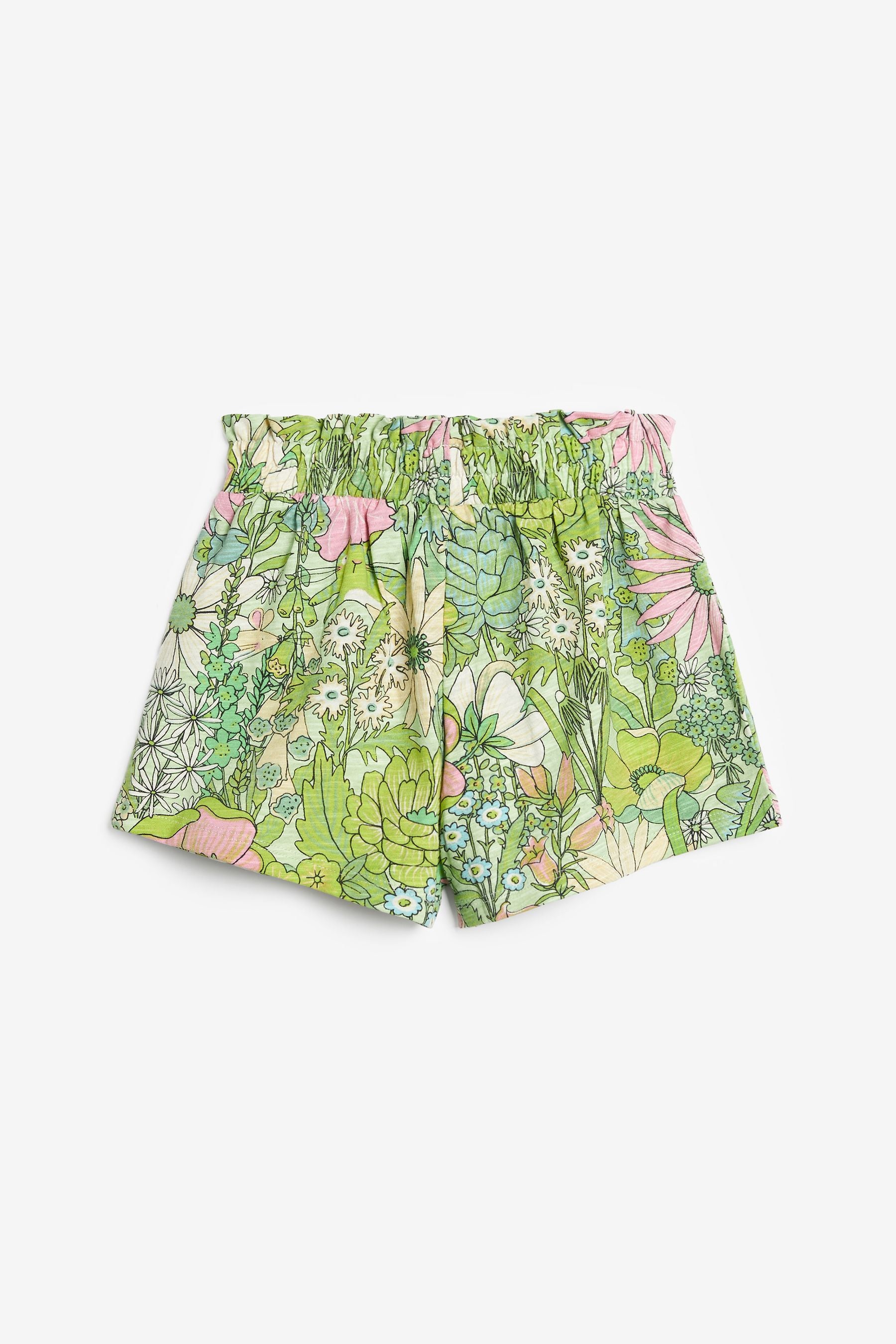 Multi Retro Floral 5 Pack Jersey Shorts (3mths-7yrs)