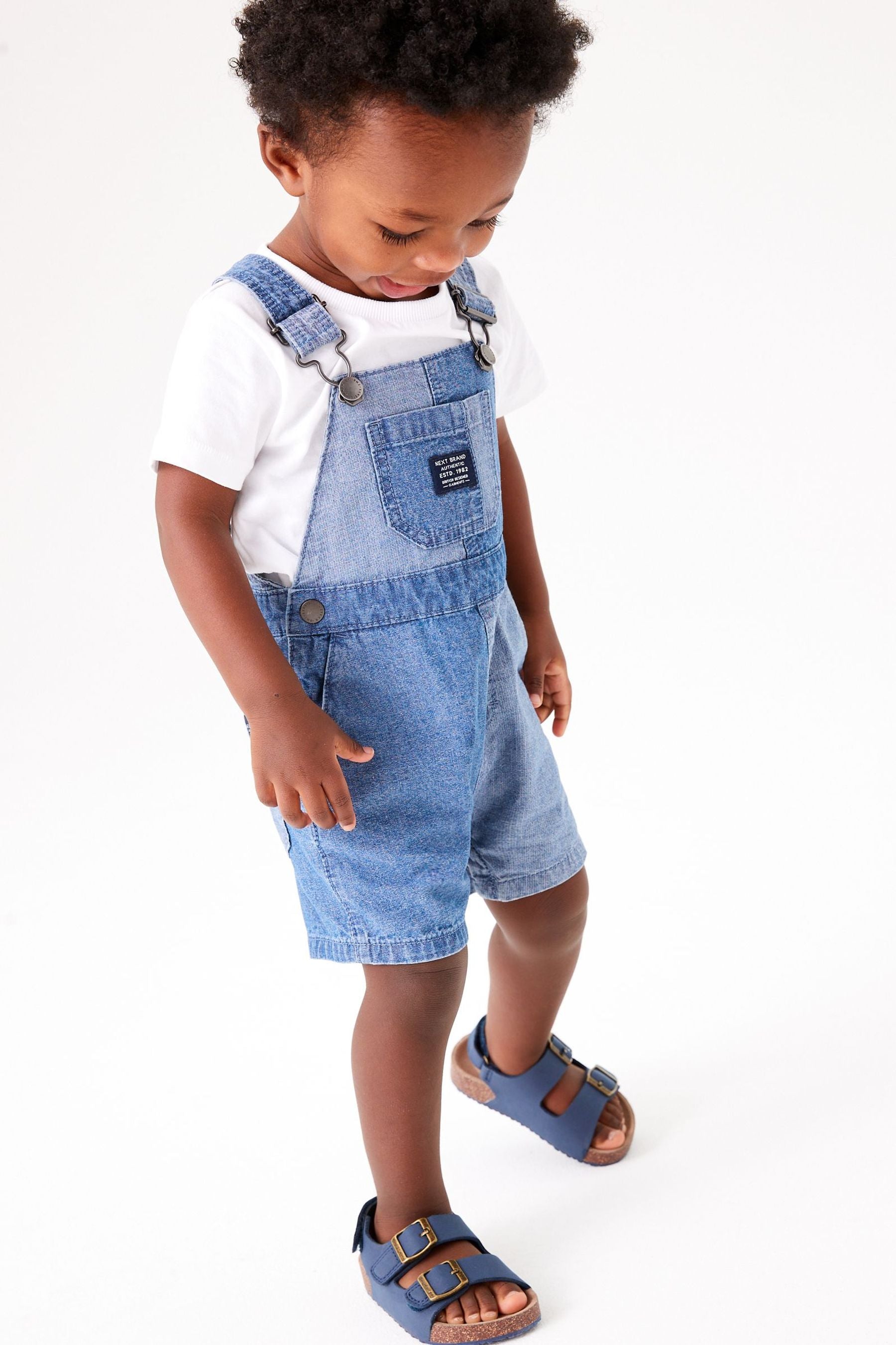 Blue Hotchpotch Dungarees (3mths-7yrs)