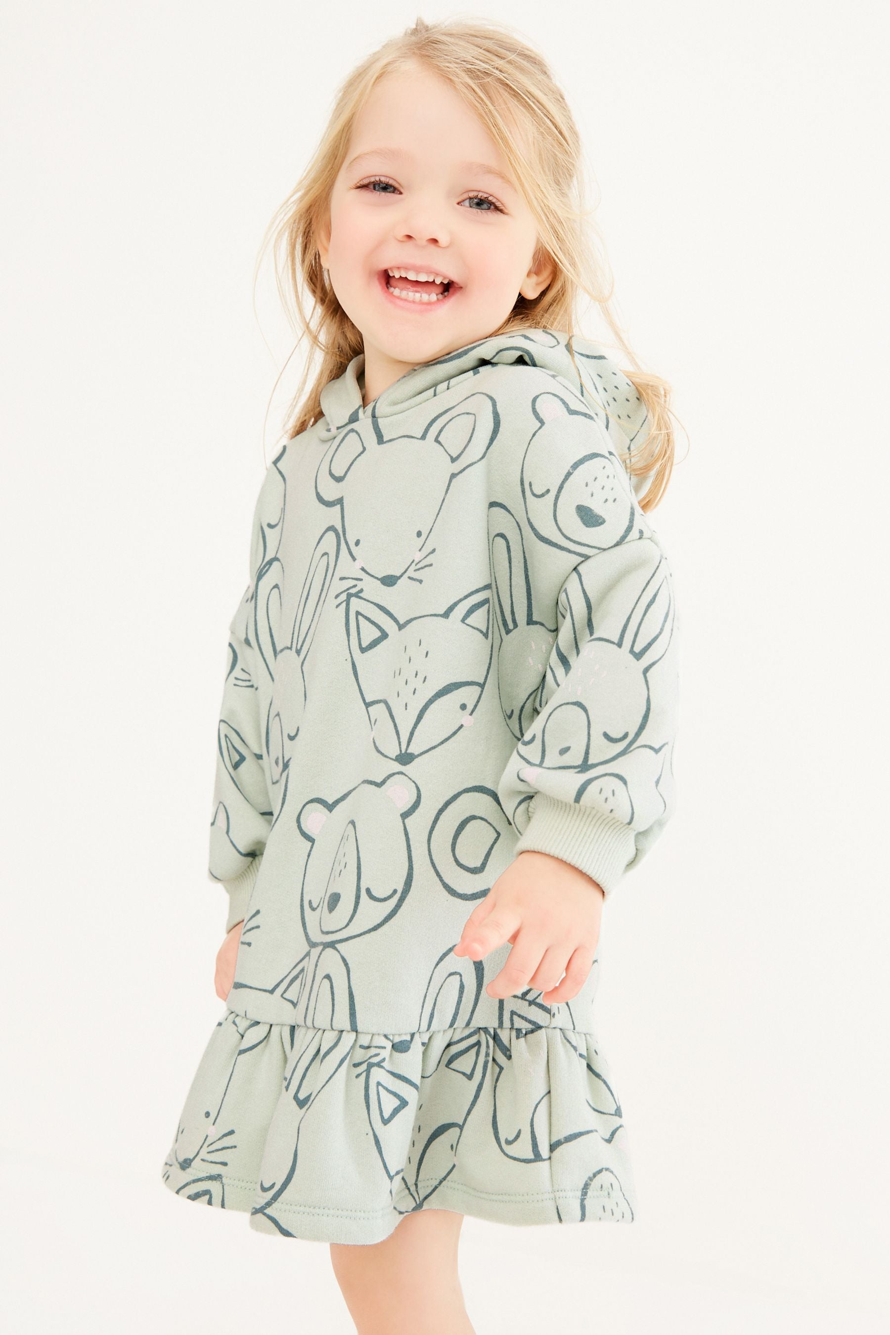 Mint Character Longline Hoodie (3mths-7yrs)