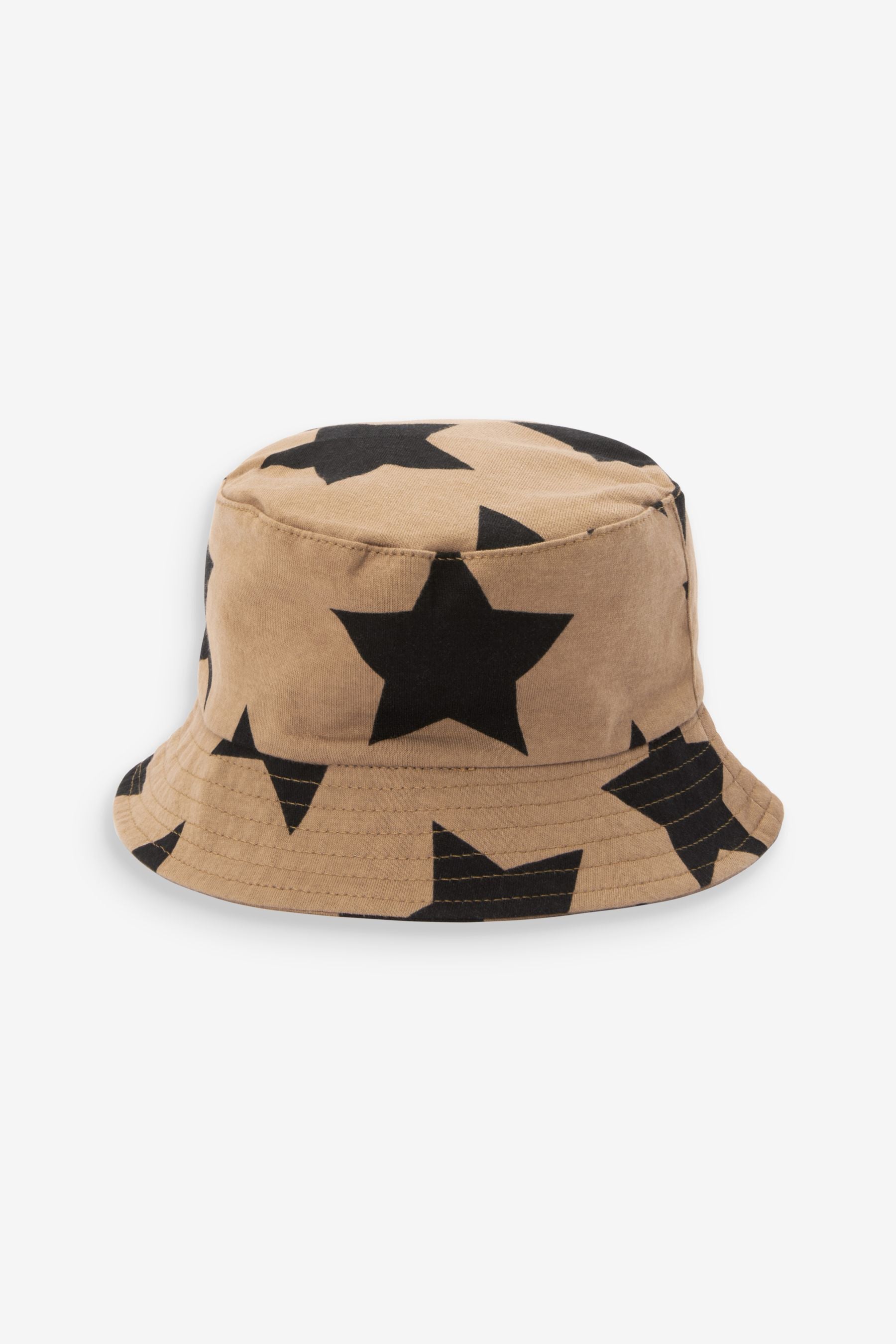 Star Print 2 Pack Bucket Hats (3mths-10yrs)