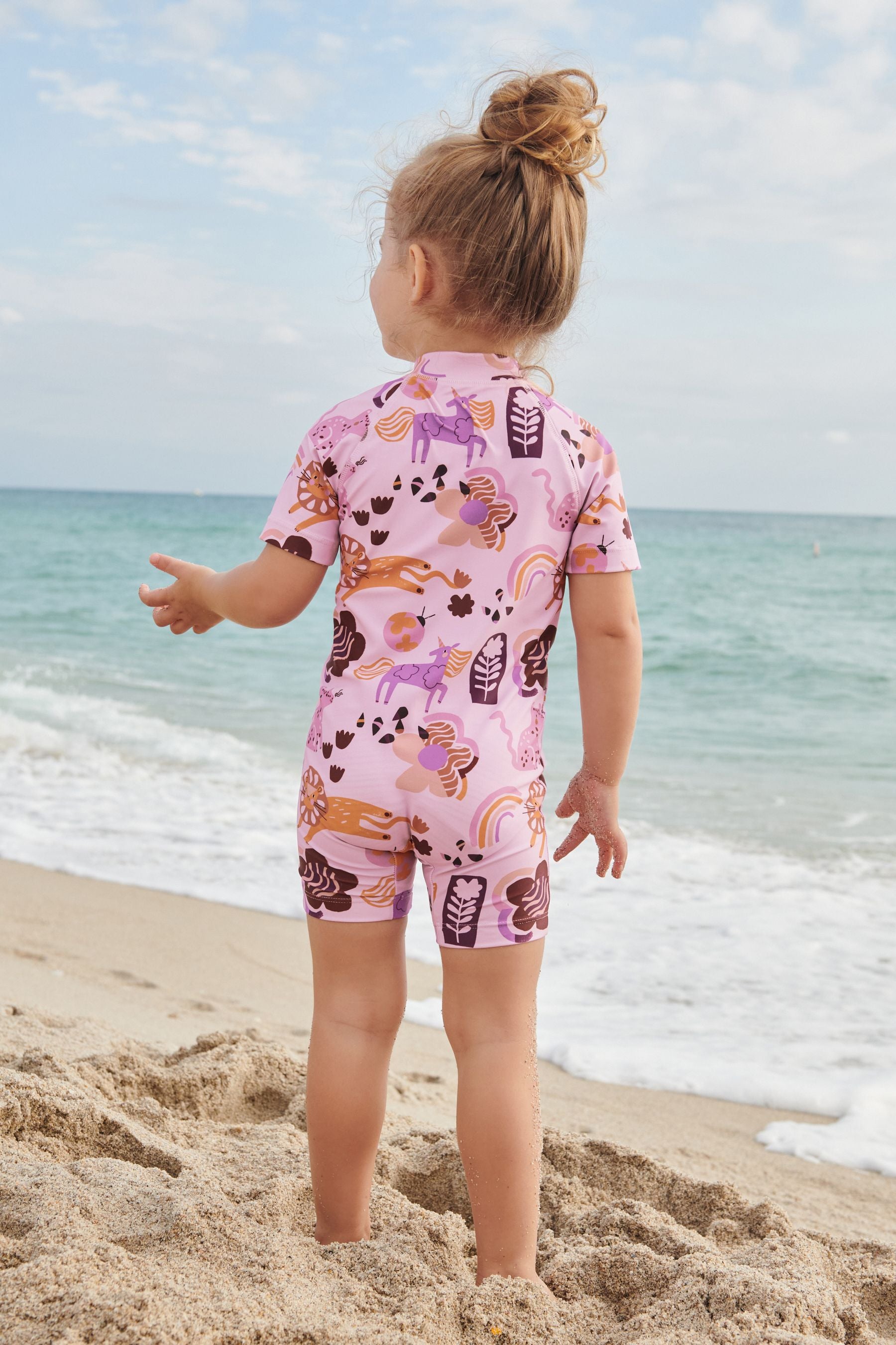 Lilac Purple Sunsafe Swimsuit (3mths-7yrs)