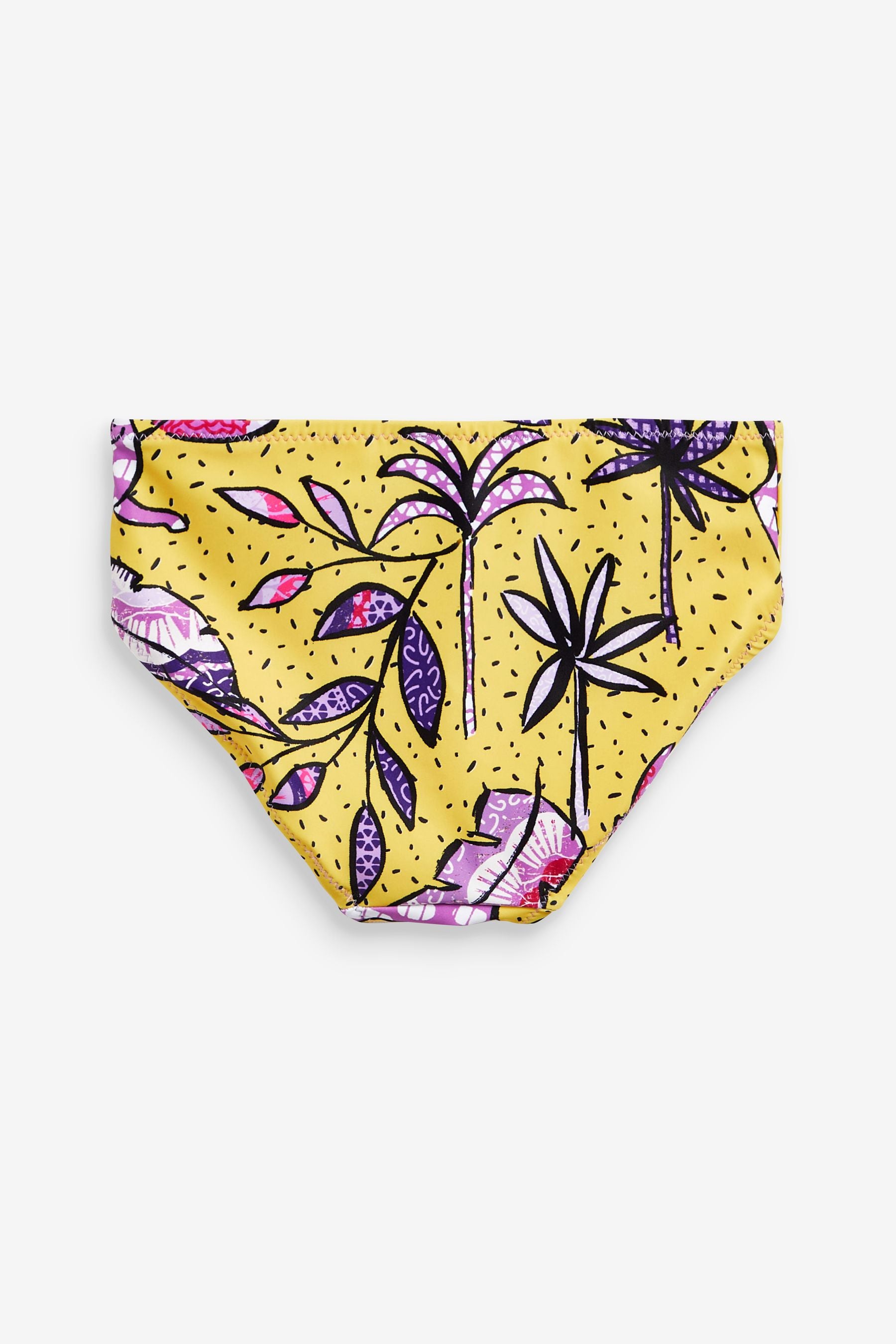 Yellow Pom Pom Bikini (3-16yrs)