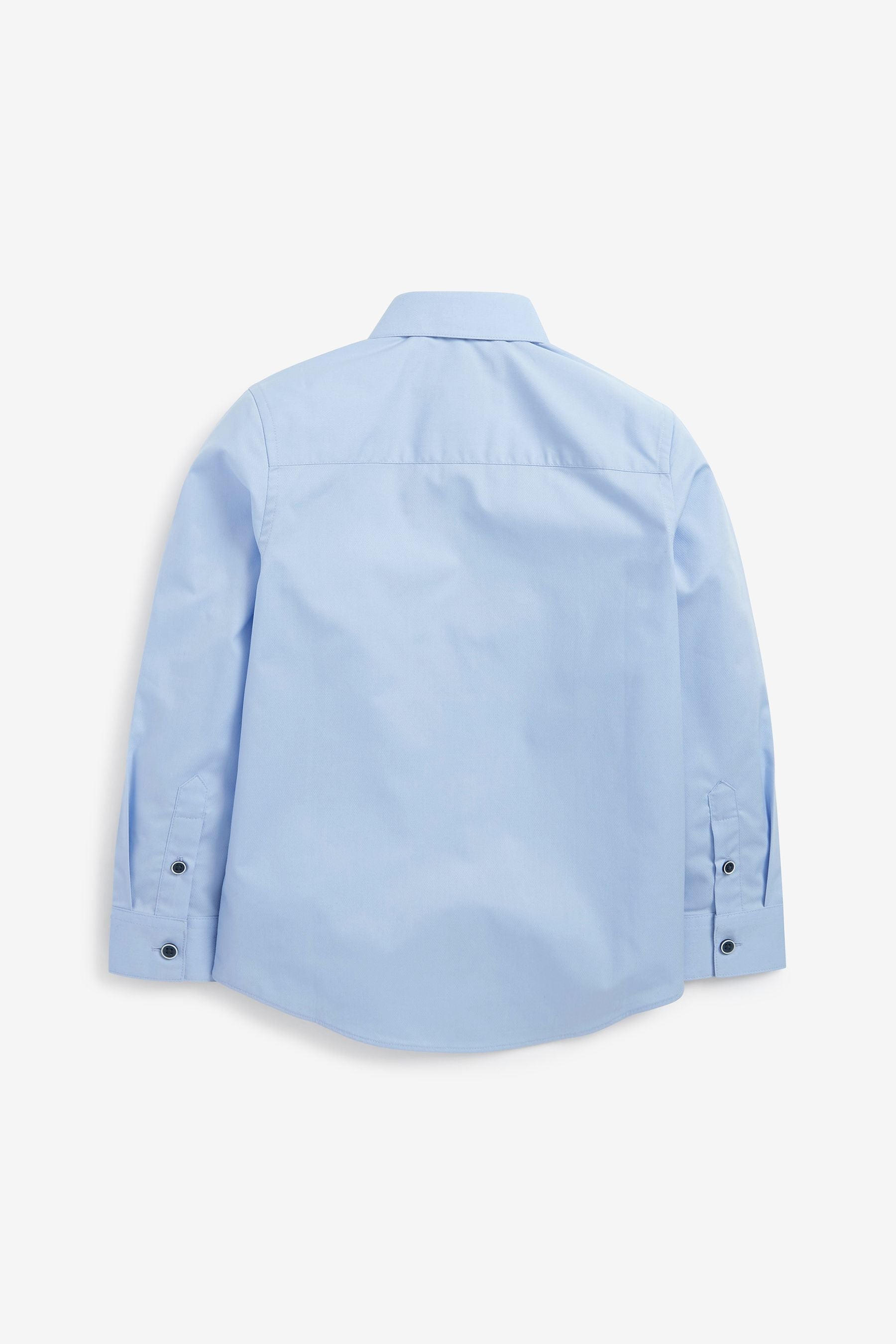 Blue Long Sleeve Smart Shirt (3-16yrs)