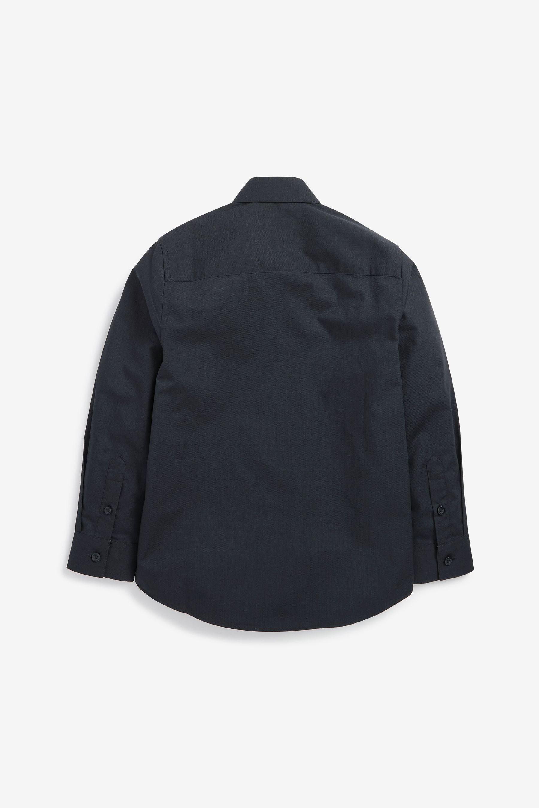 Black Long Sleeve Smart Shirt (3-16yrs)