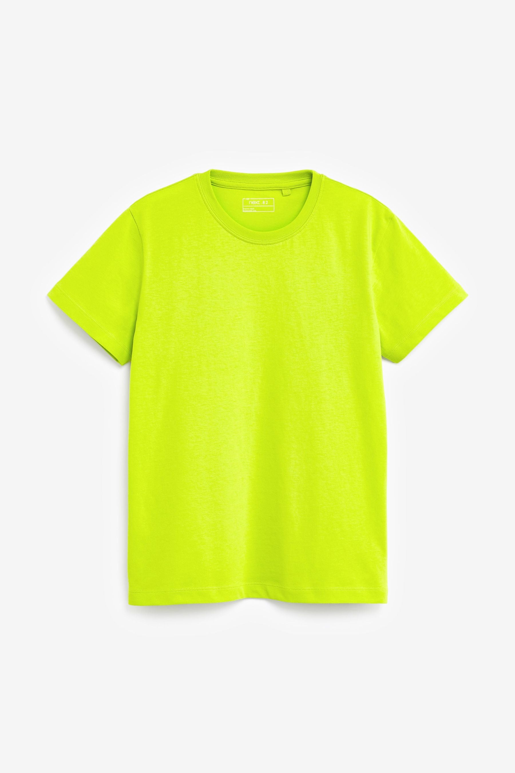 Lime Green Plain T-Shirt (3-16yrs)