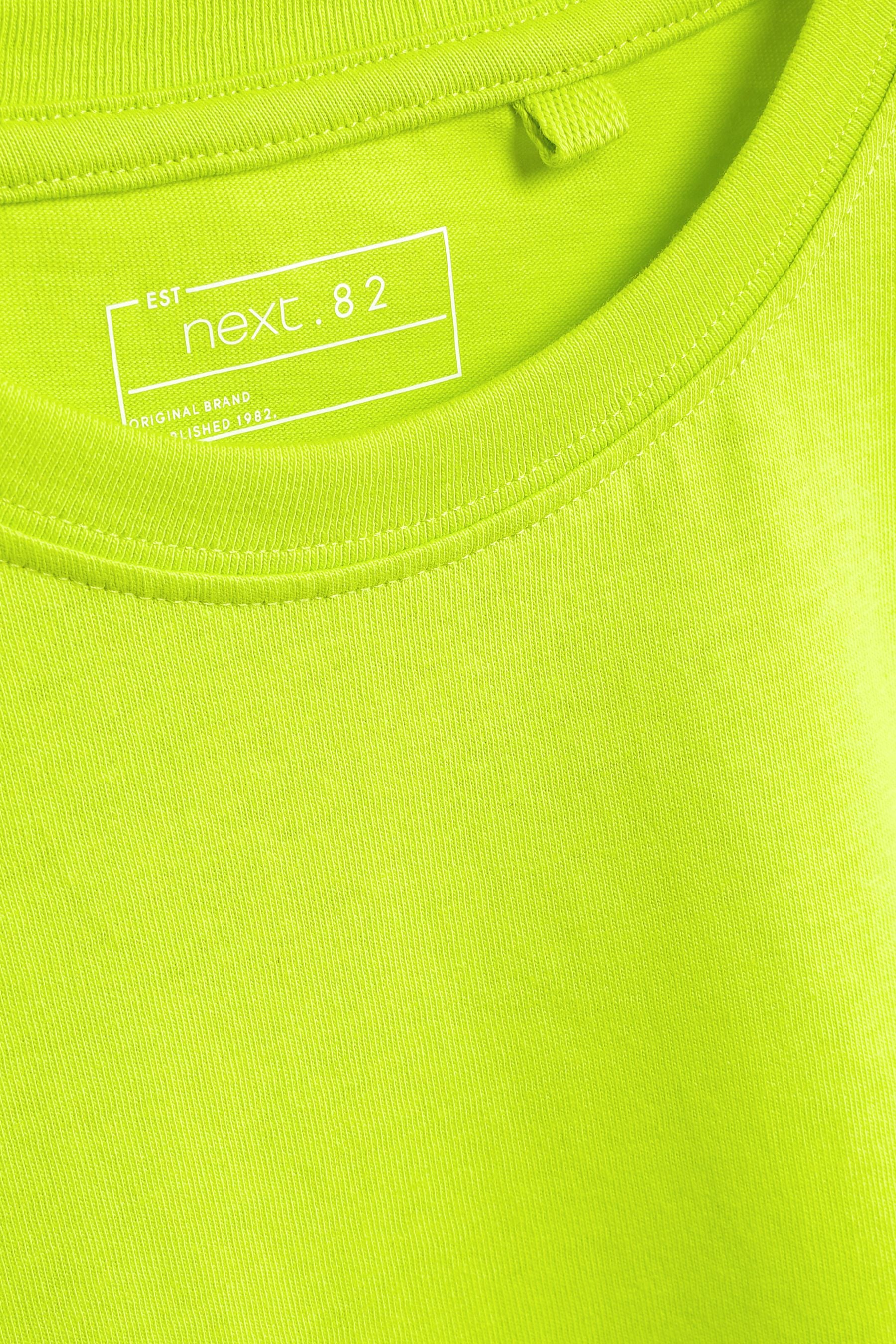 Lime Green Plain T-Shirt (3-16yrs)