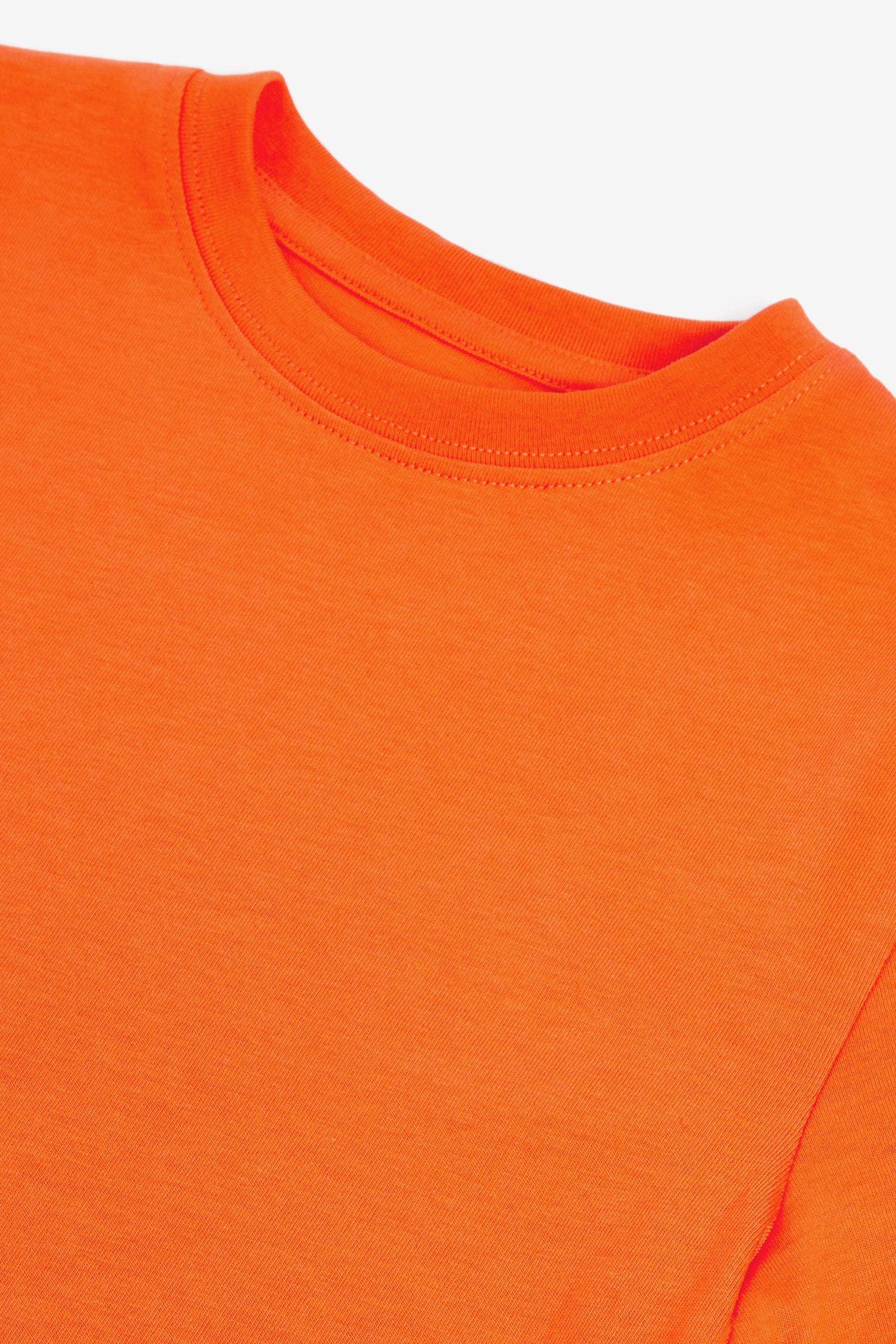 Orange Plain T-Shirt (3-16yrs)