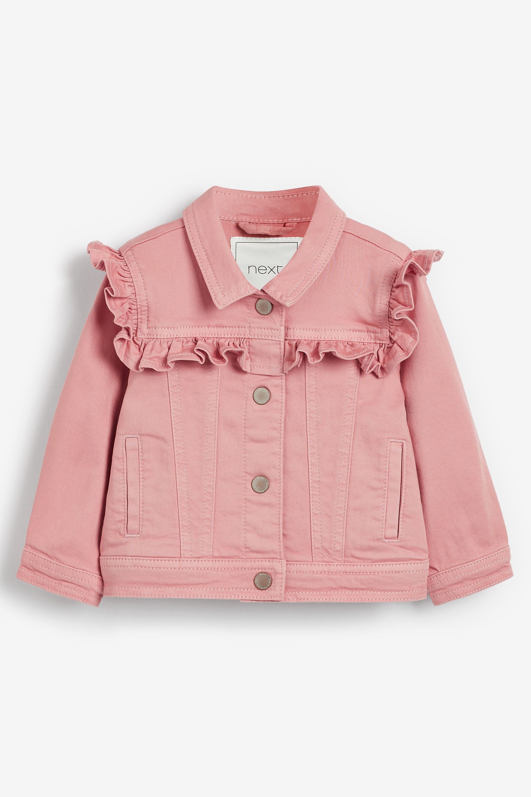 Pink Frill Denim Jacket (3mths-7yrs)