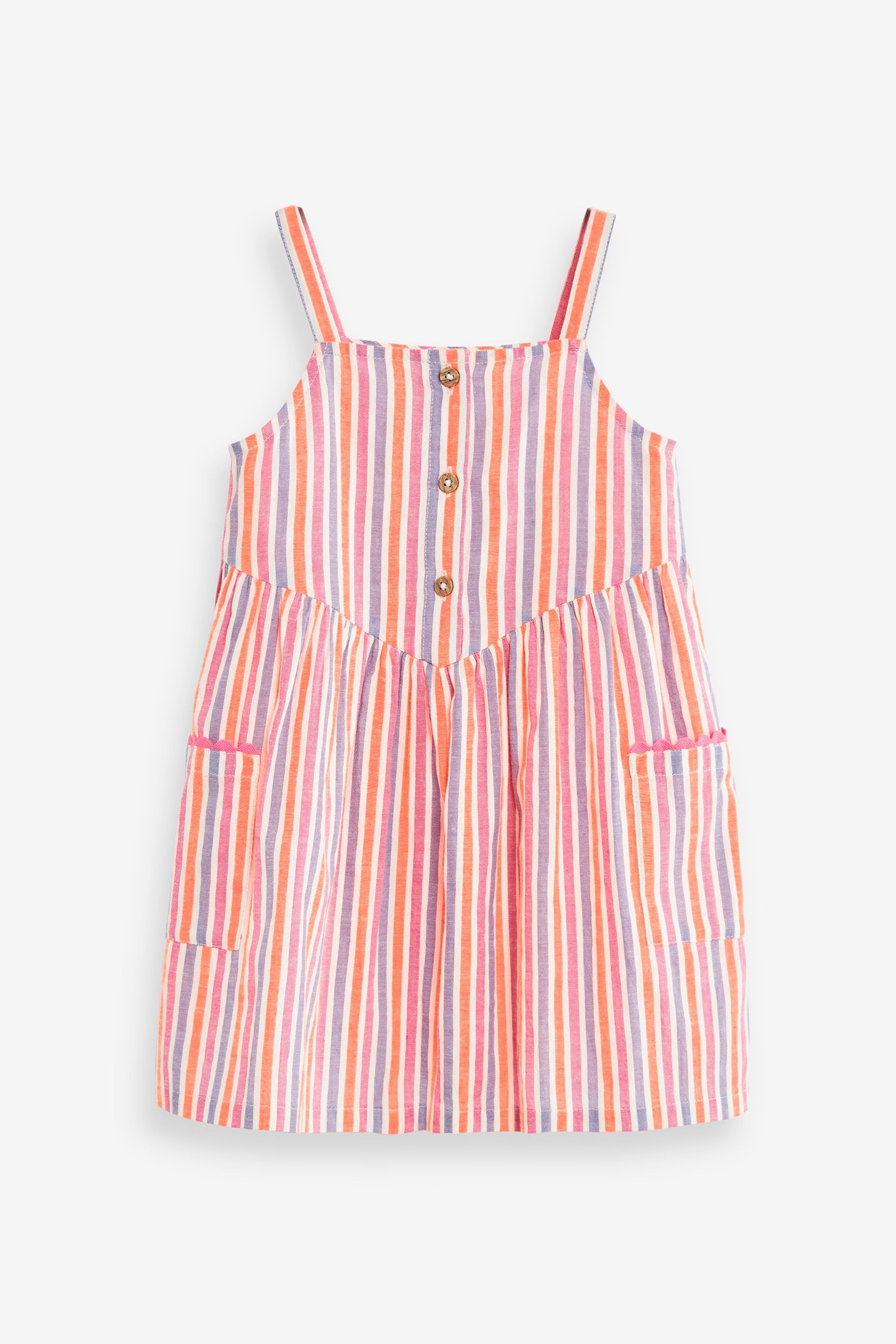 Pink Stripe Cotton Sundress (3mths-8yrs)