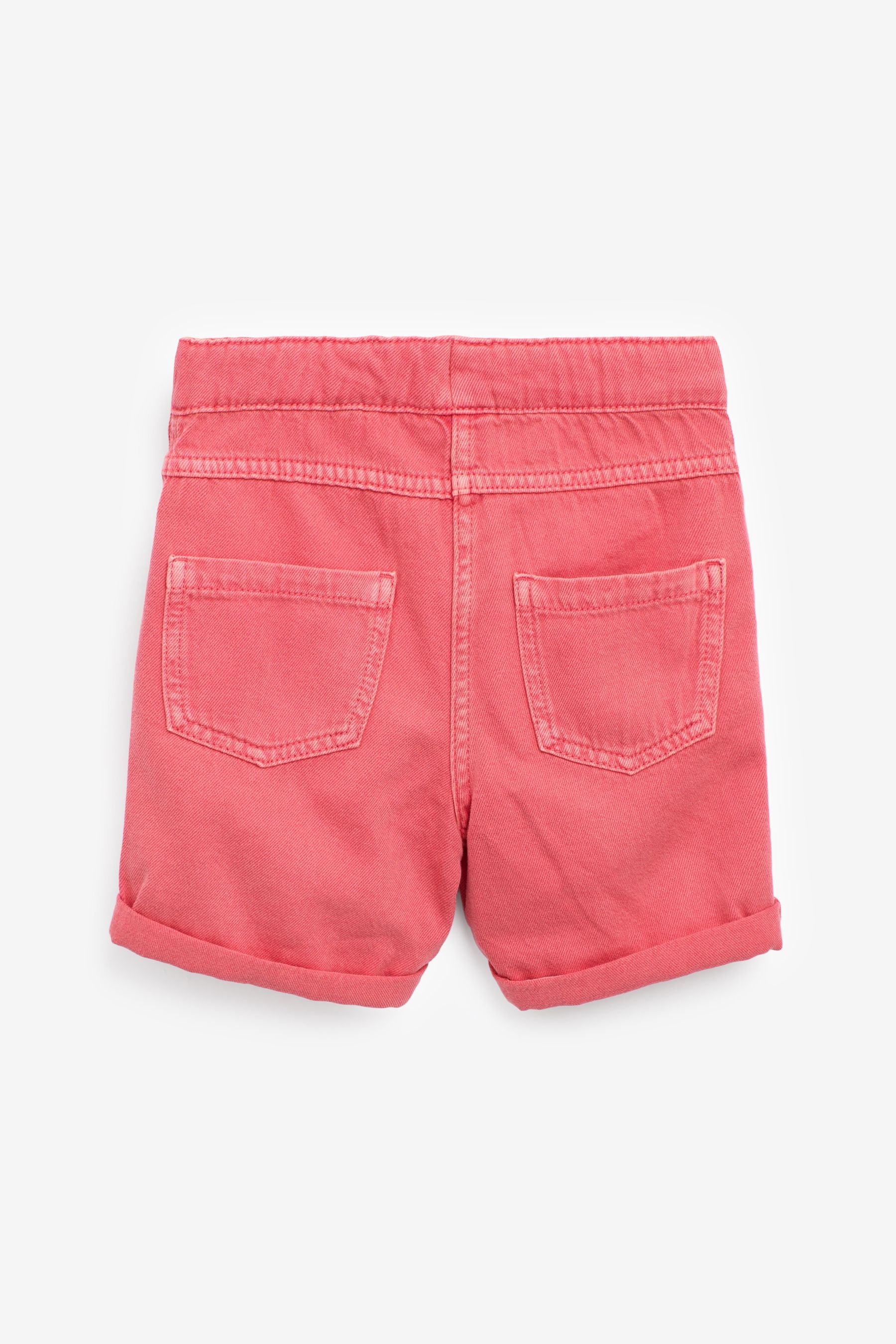 Pink Frill Detail Denim Shorts (3-16yrs)