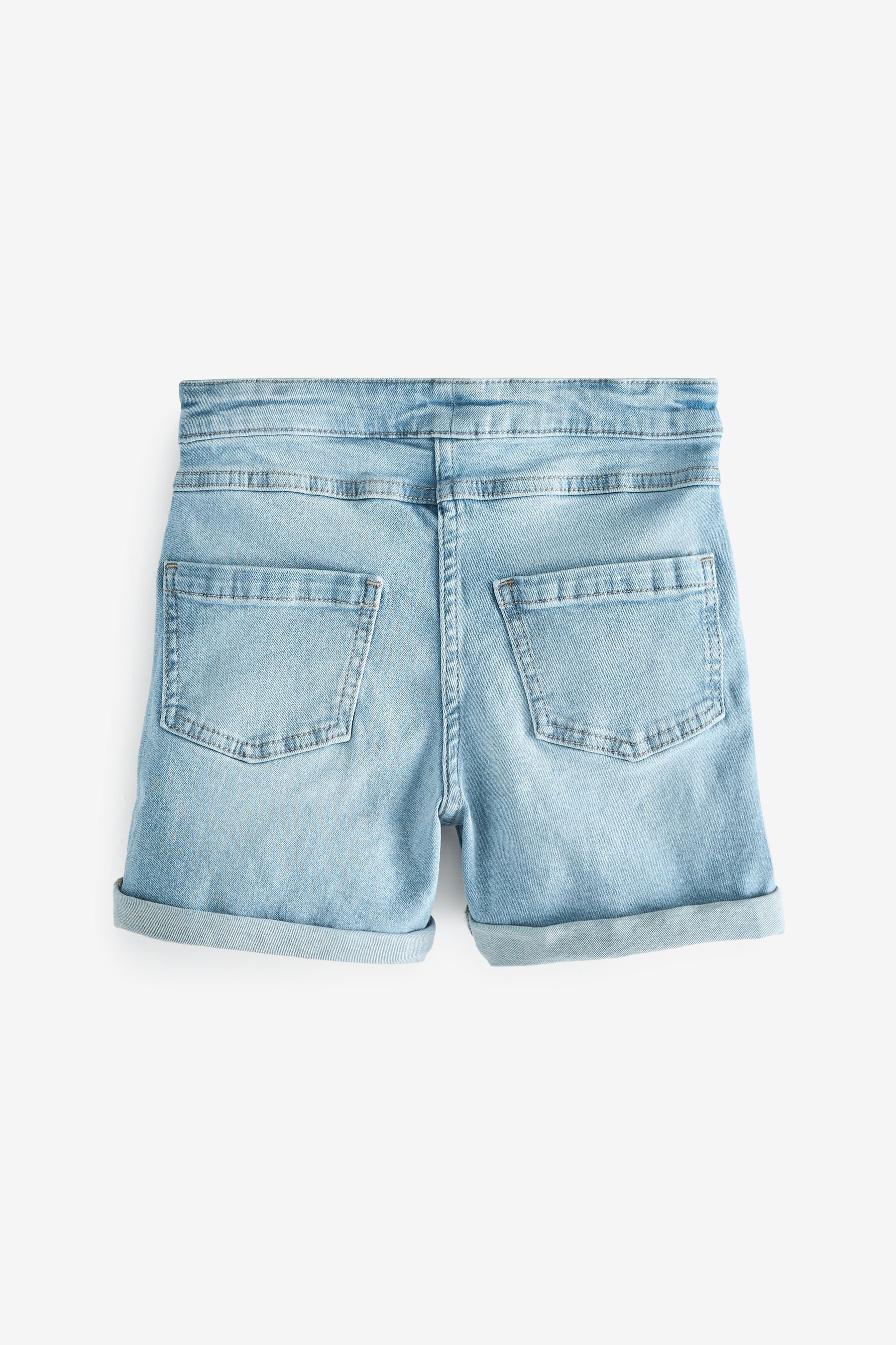 Blue Frill Detail Denim Shorts (3-16yrs)