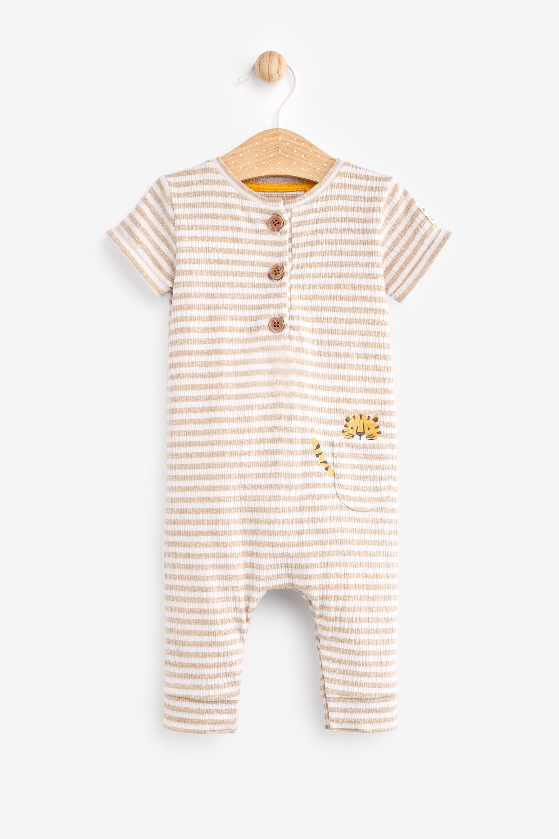 FatFace Baby Crew Unisex Stripe Romper