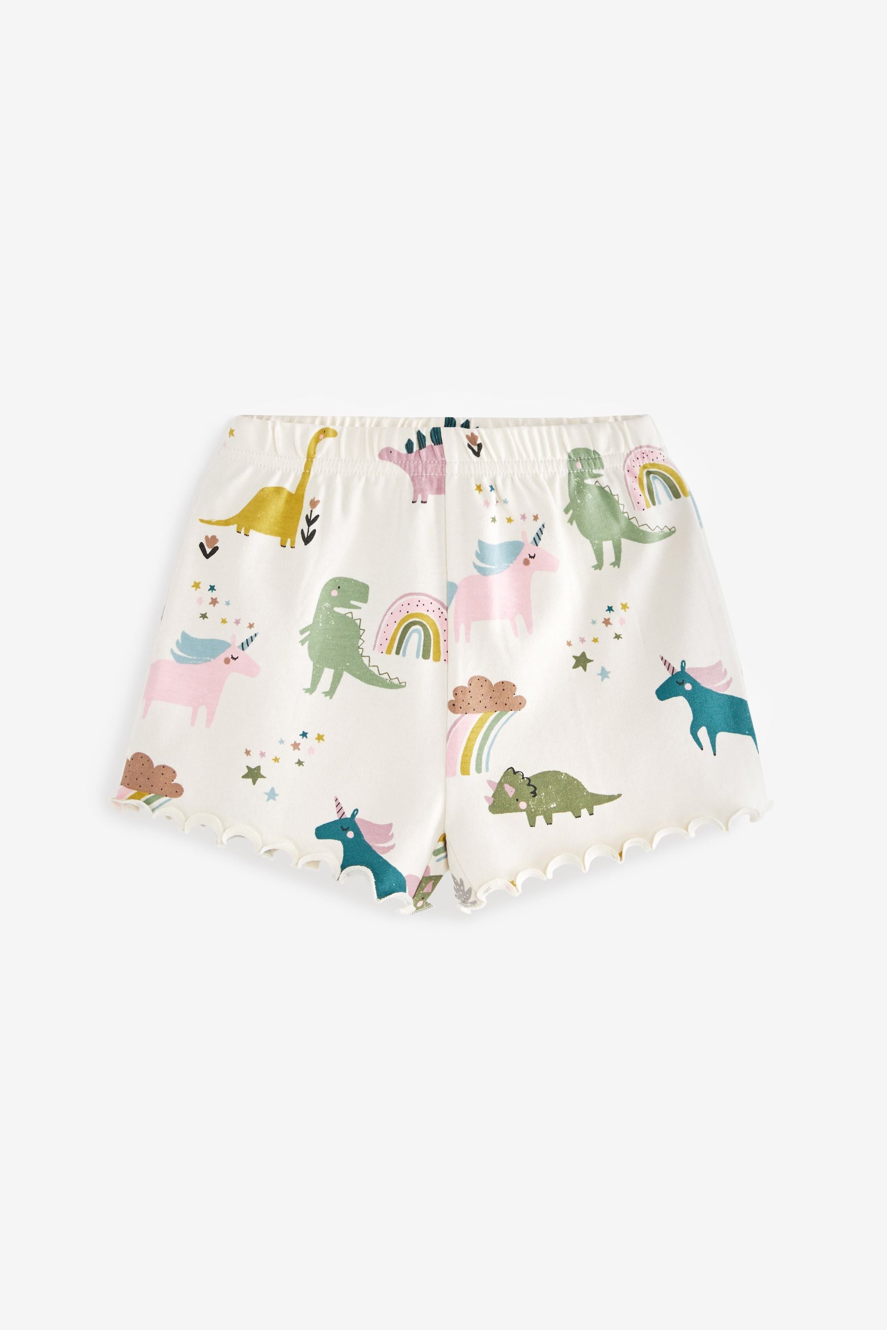 Pink/ Blue Dinosaur 3 Pack Short Pyjamas (9mths-12yrs)