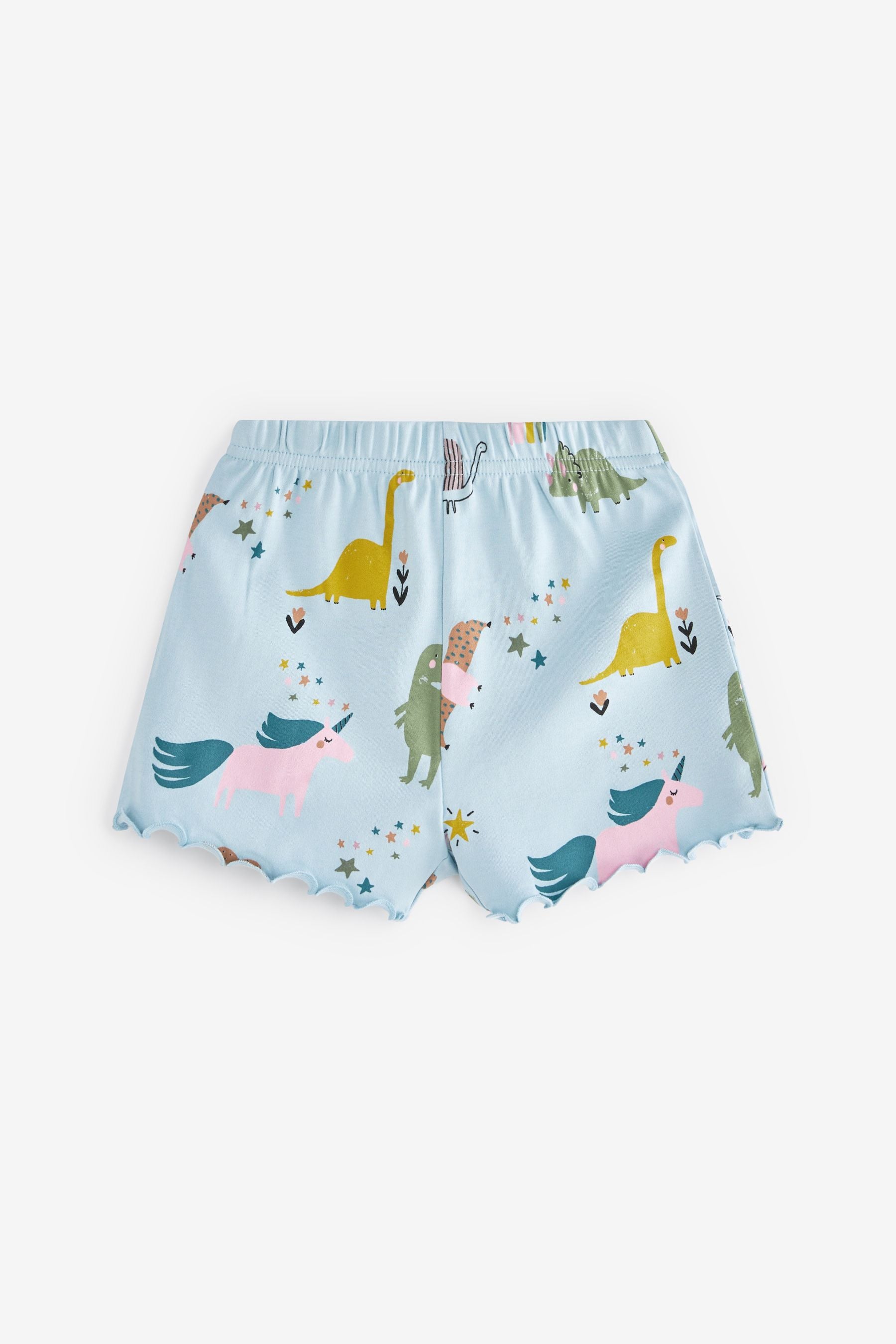 Pink/ Blue Dinosaur 3 Pack Short Pyjamas (9mths-12yrs)