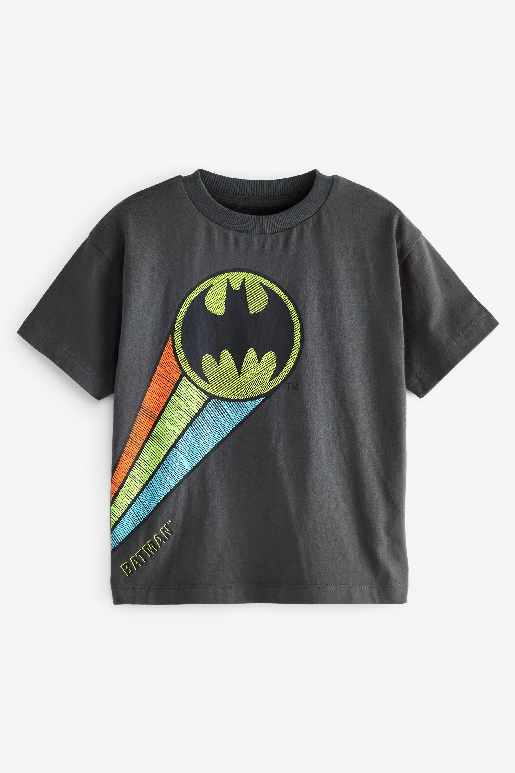 Black Rainbow Batman Short Sleeve T-Shirt (3mths-8yrs)