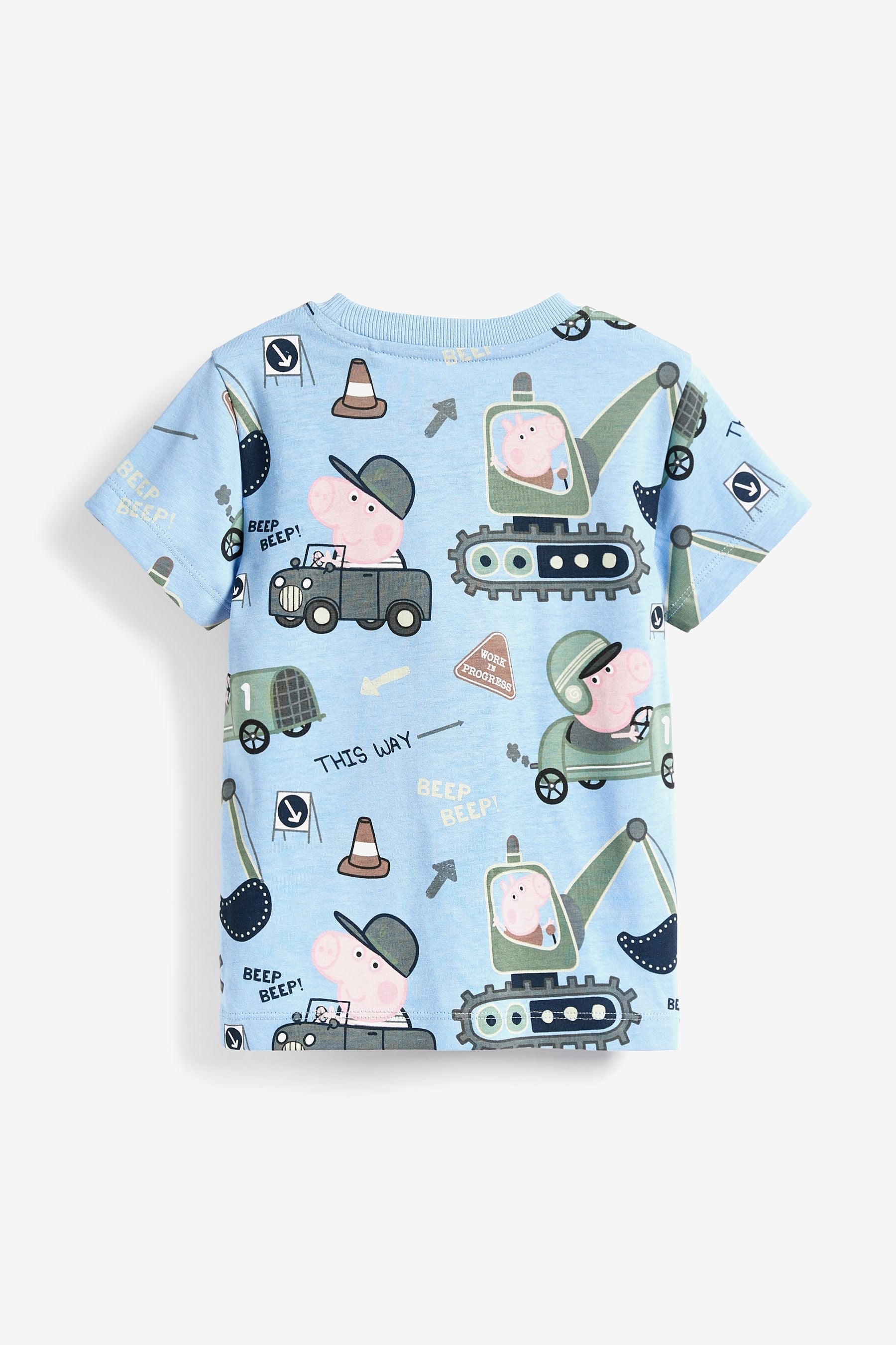 Blue George Pig Short Sleeve T-Shirt (3mths-8yrs)