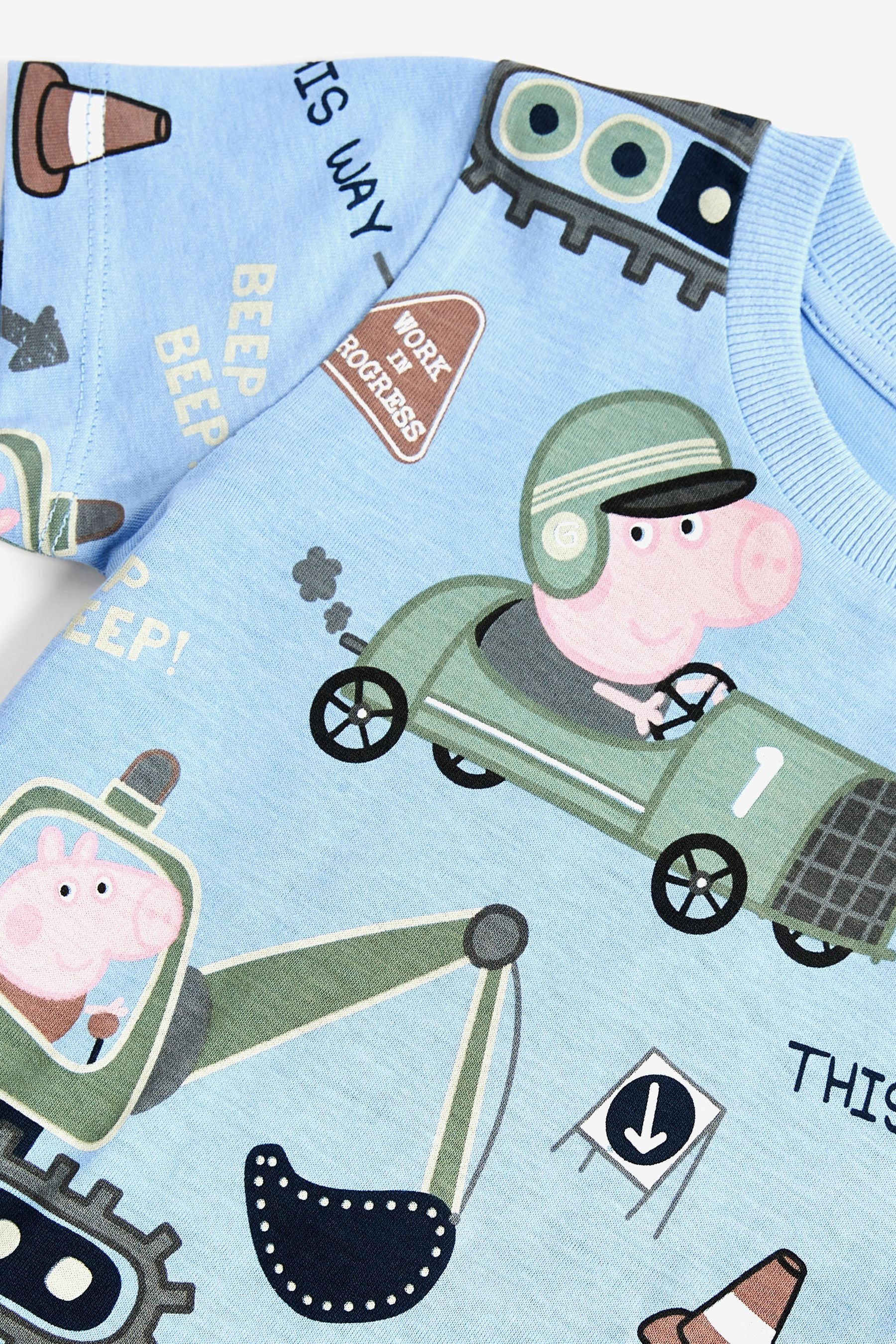 Blue George Pig Short Sleeve T-Shirt (3mths-8yrs)