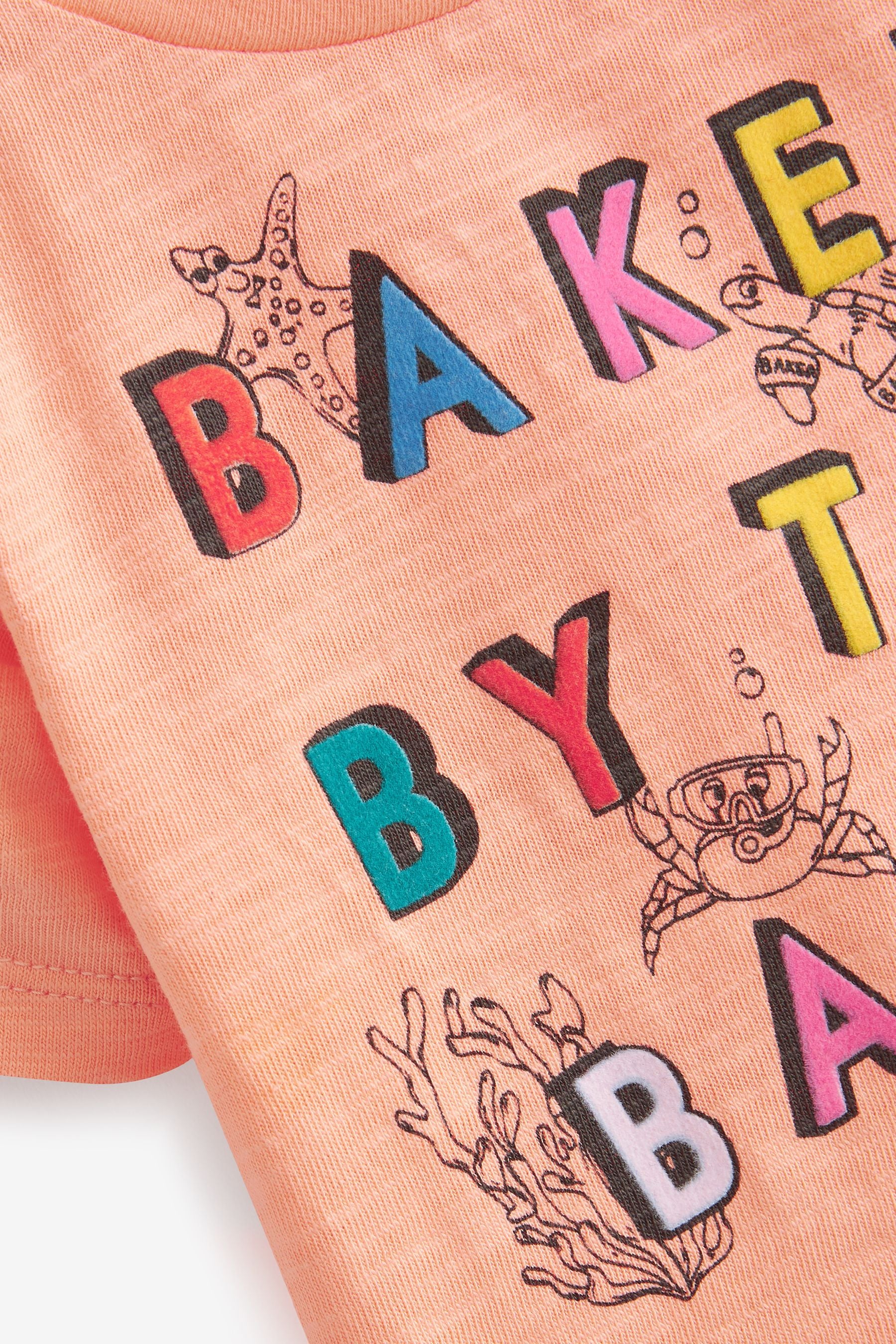 Baker by Ted Baker Pink Graphic T-Shirt Set