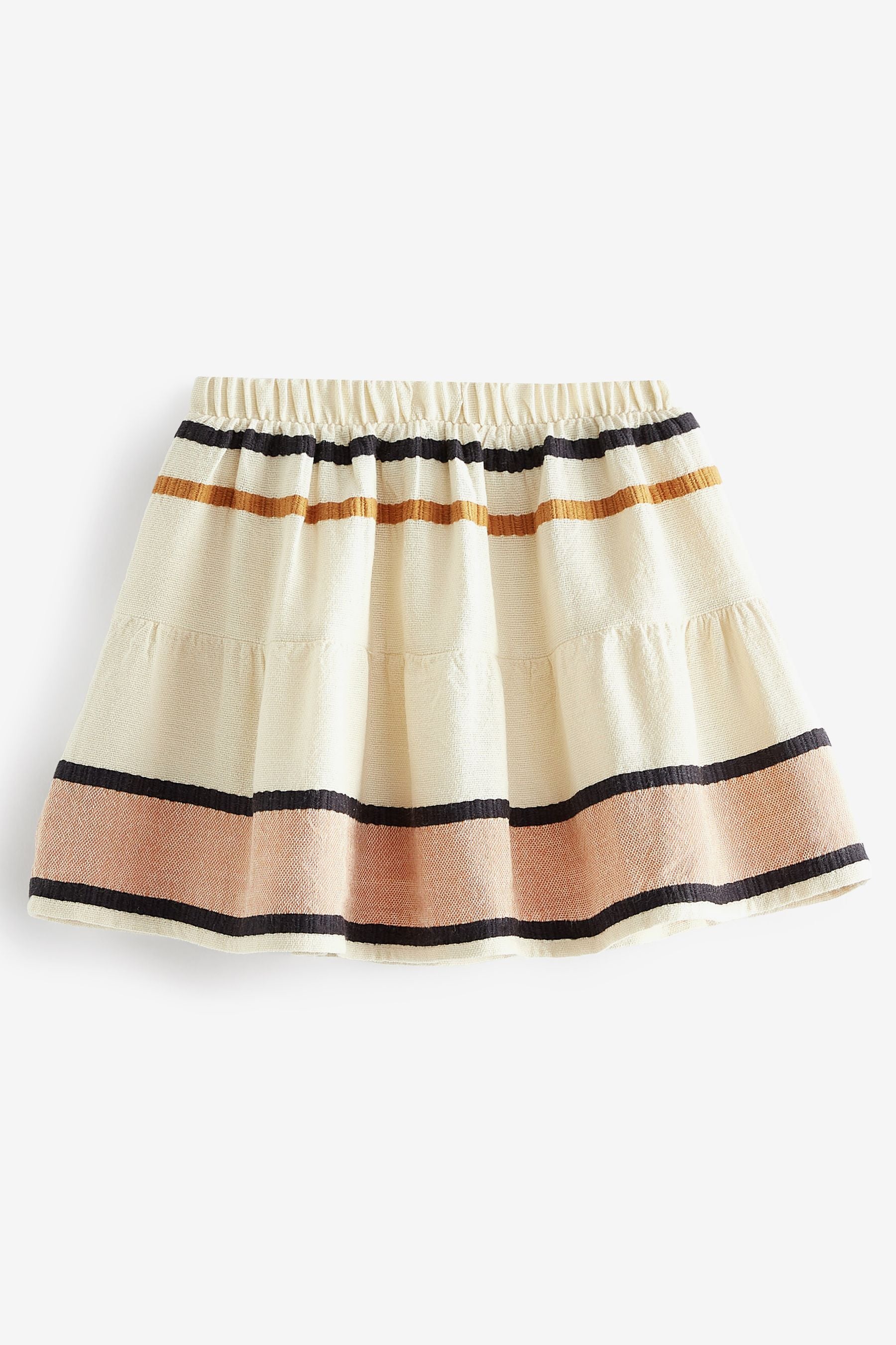 Rust Brown Embroidered Skirt (3mths-7yrs)