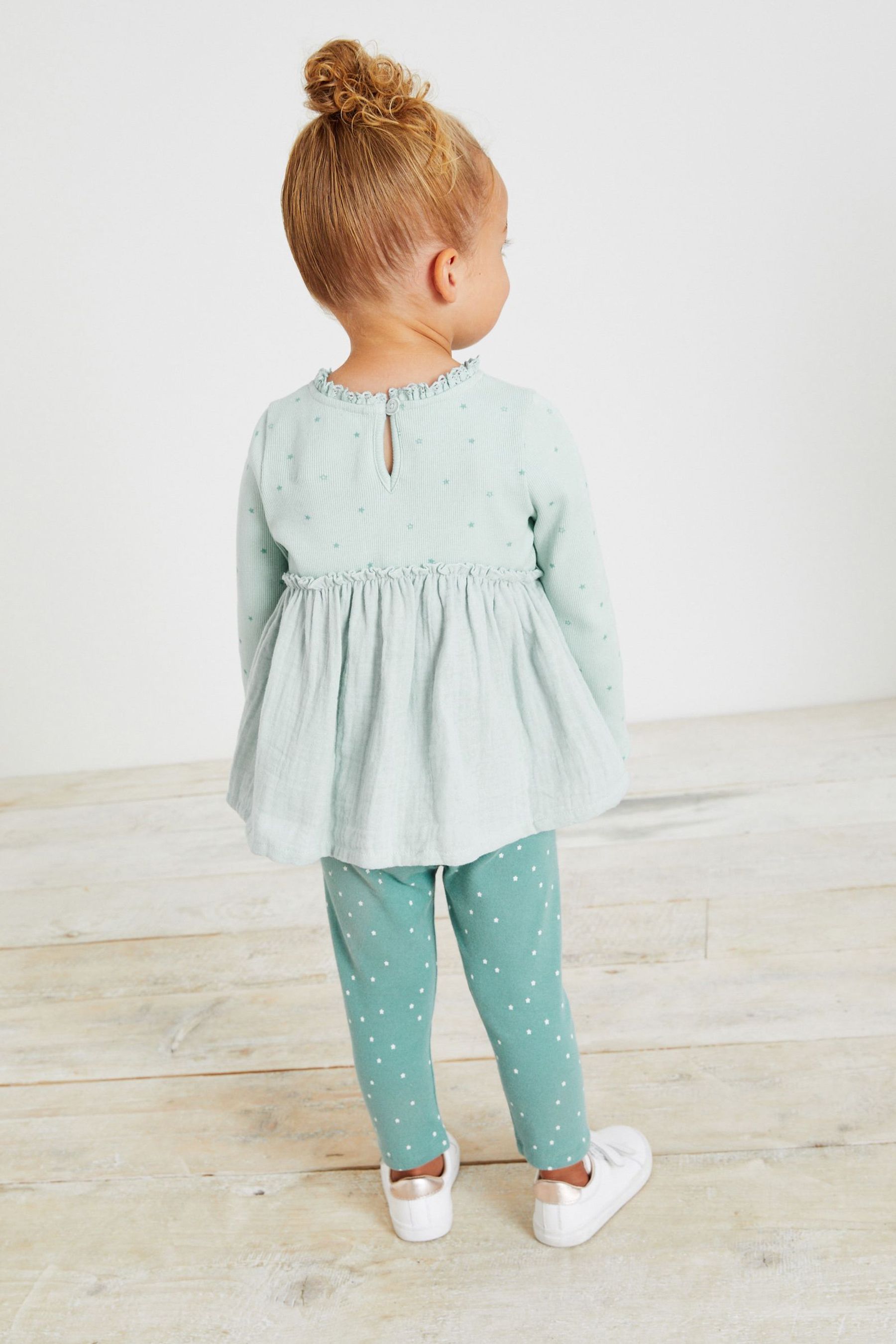 Blue Star Long Sleeve Blouse (3mths-7yrs)