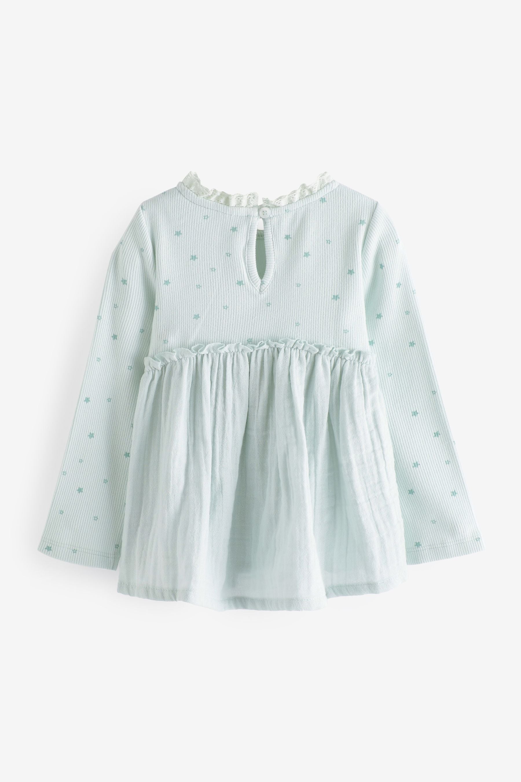 Blue Star Long Sleeve Blouse (3mths-7yrs)