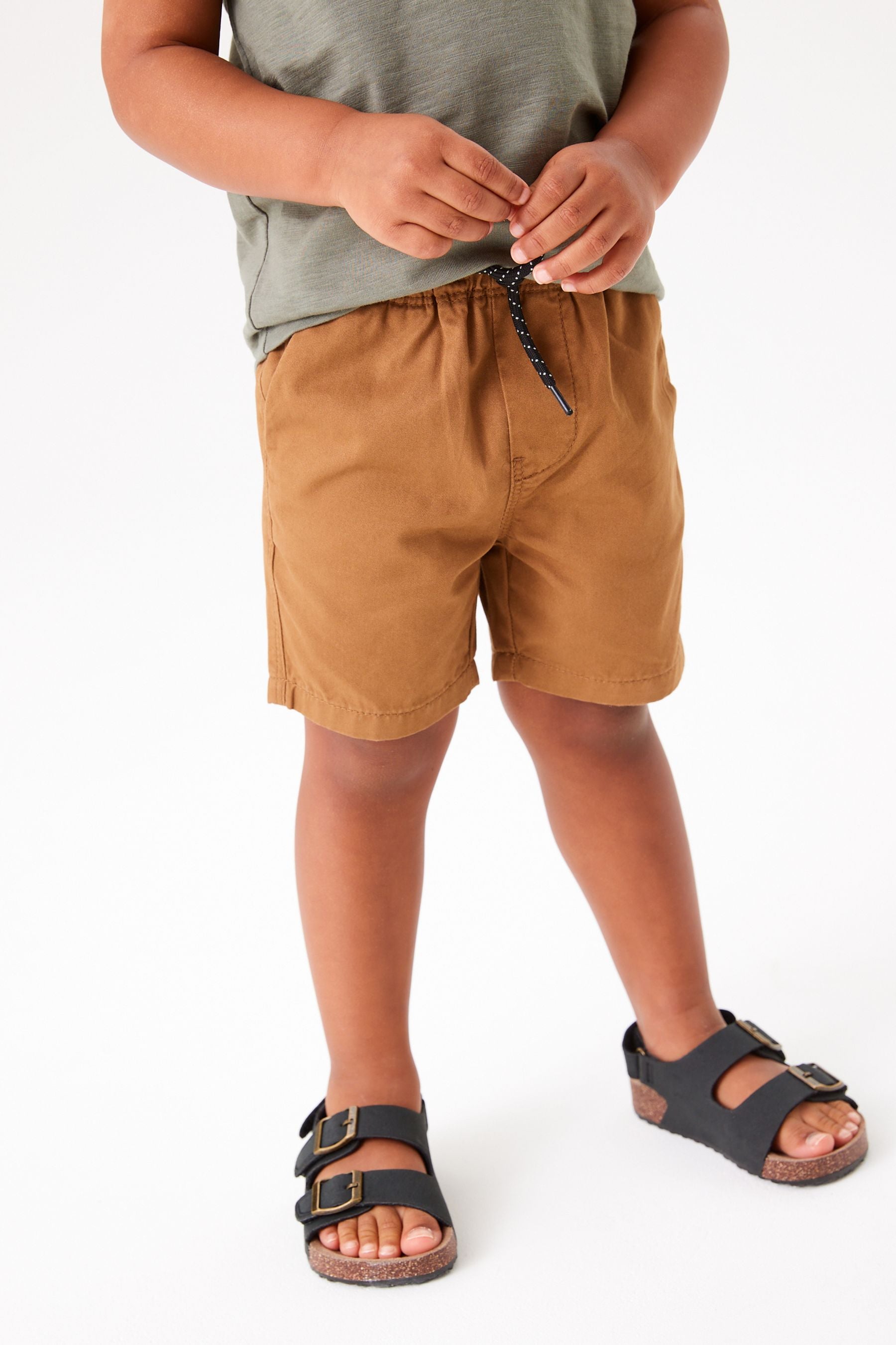 Ginger Tan Pull-On Shorts (3mths-7yrs)