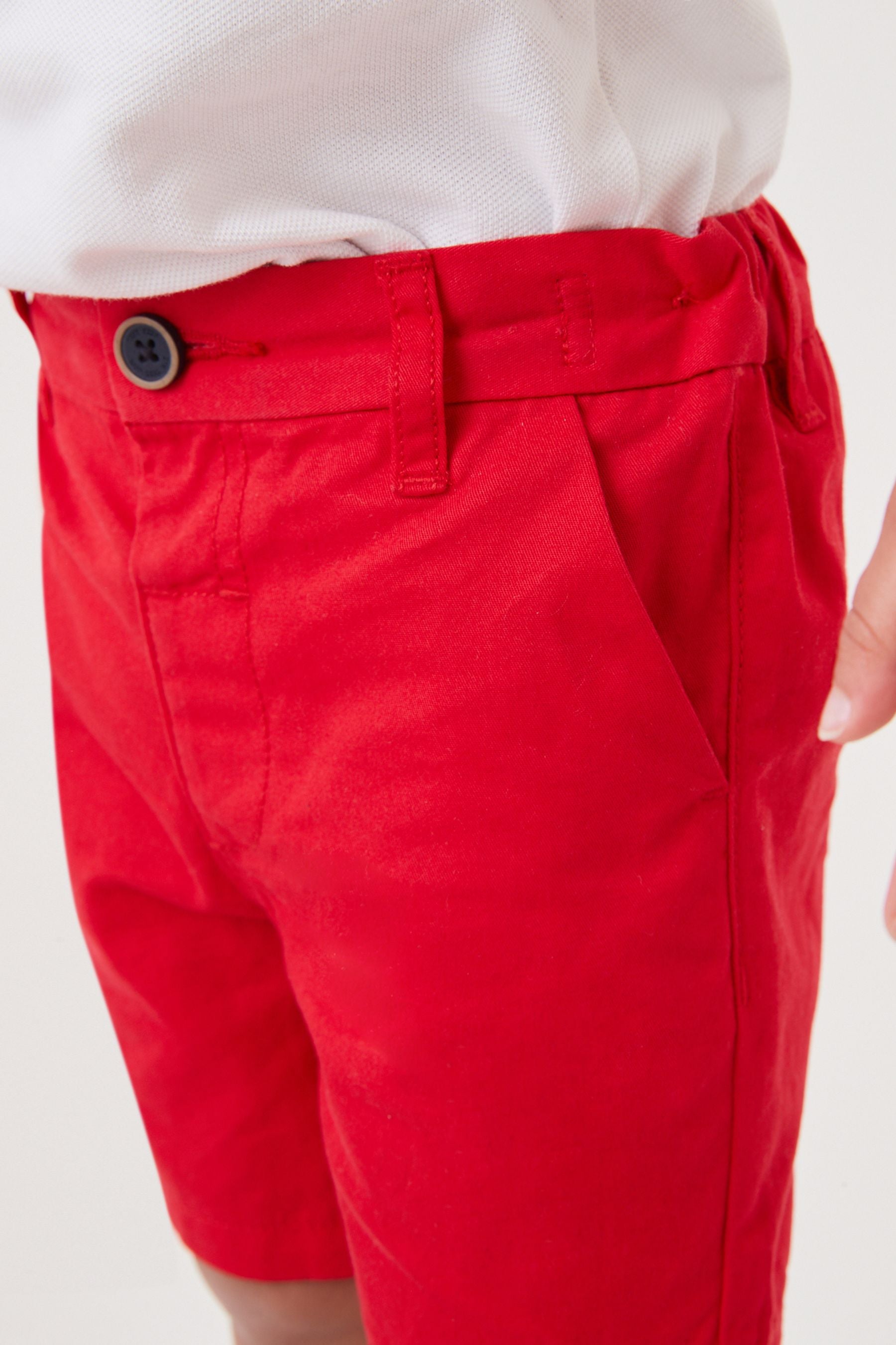 Red Chino Shorts (3mths-7yrs)