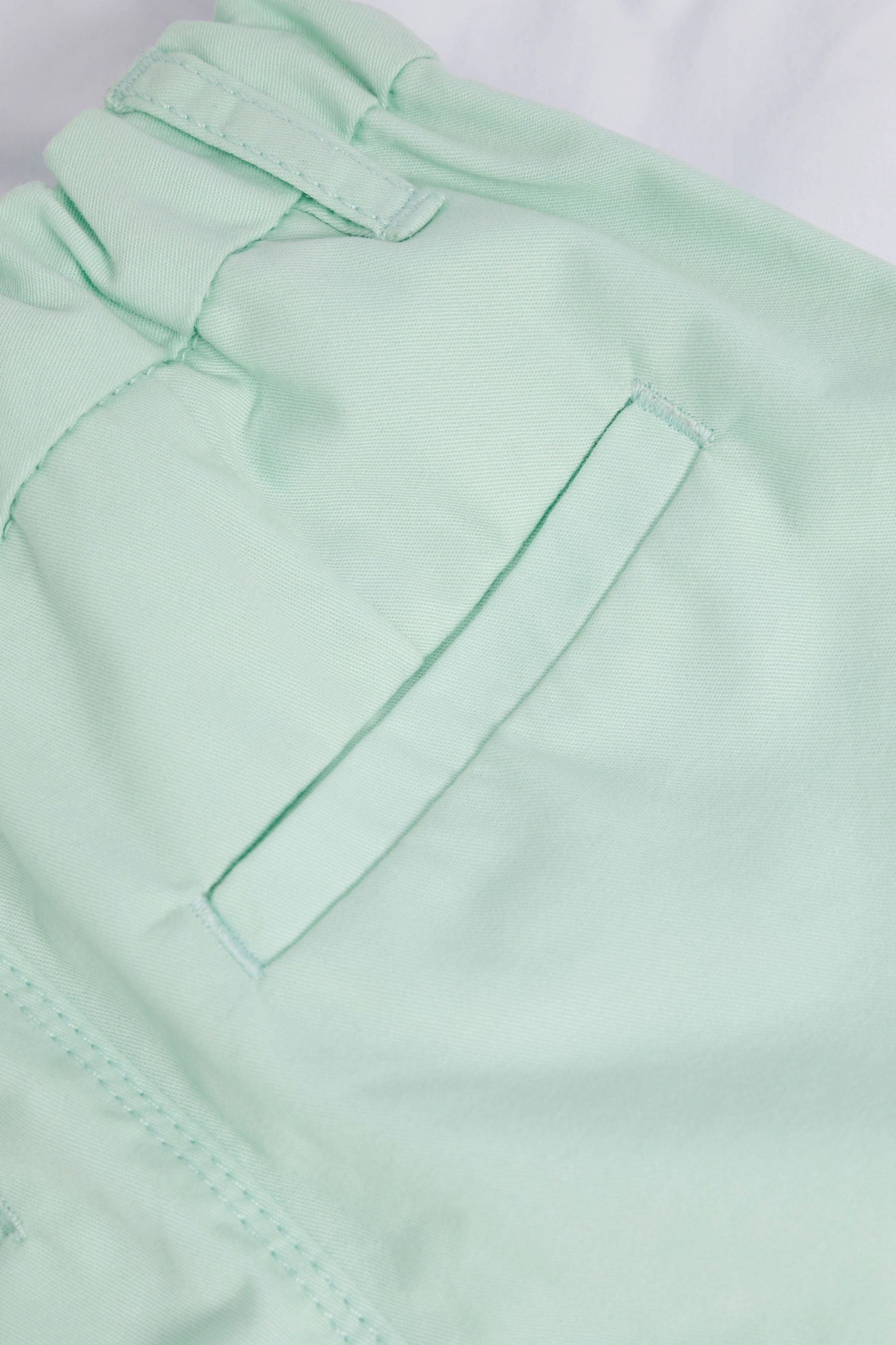 Mint Green/White 2 Pack Chino Shorts (3mths-7yrs)