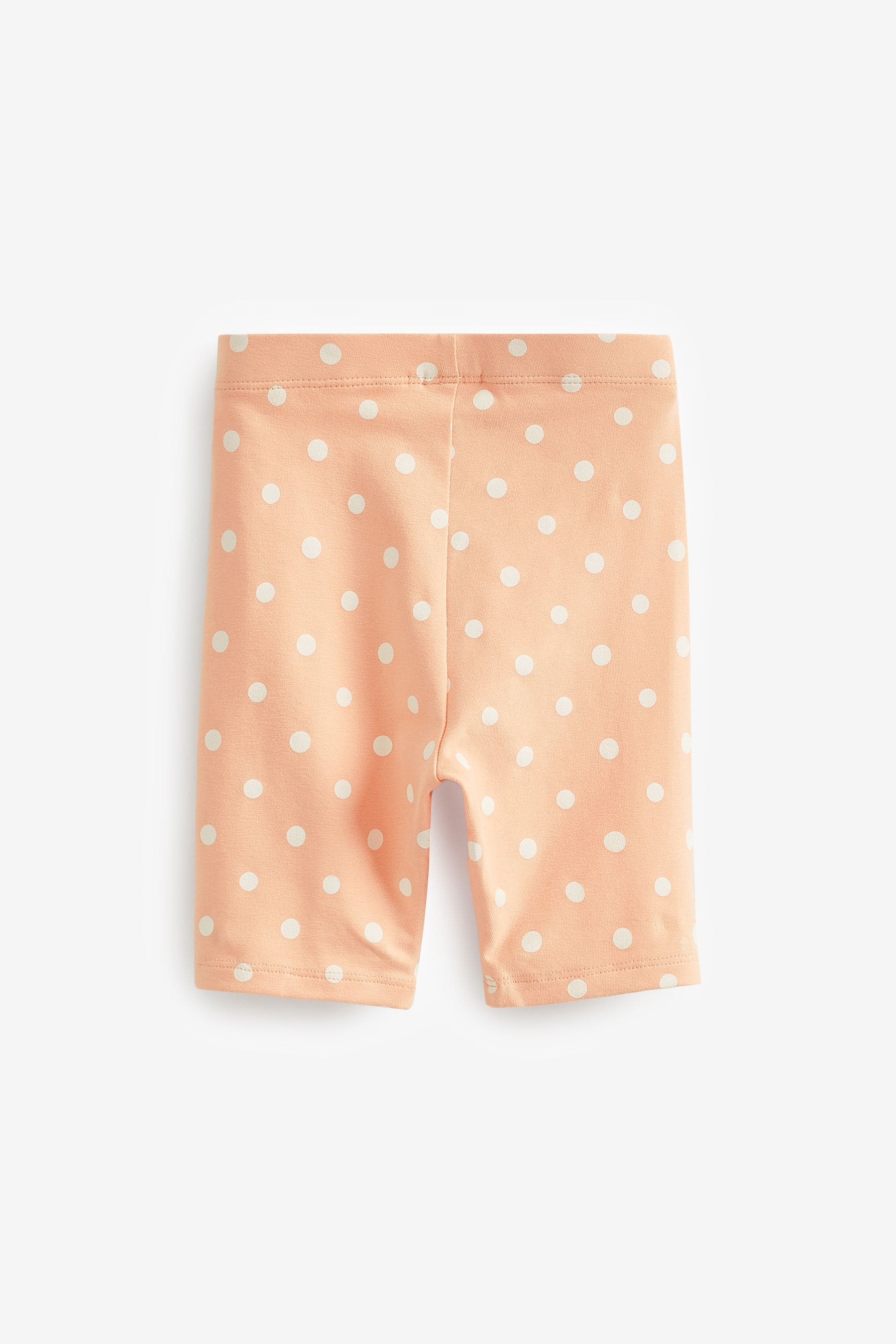 Peach Pink Cycle Shorts 4 Pack (3mths-7yrs)