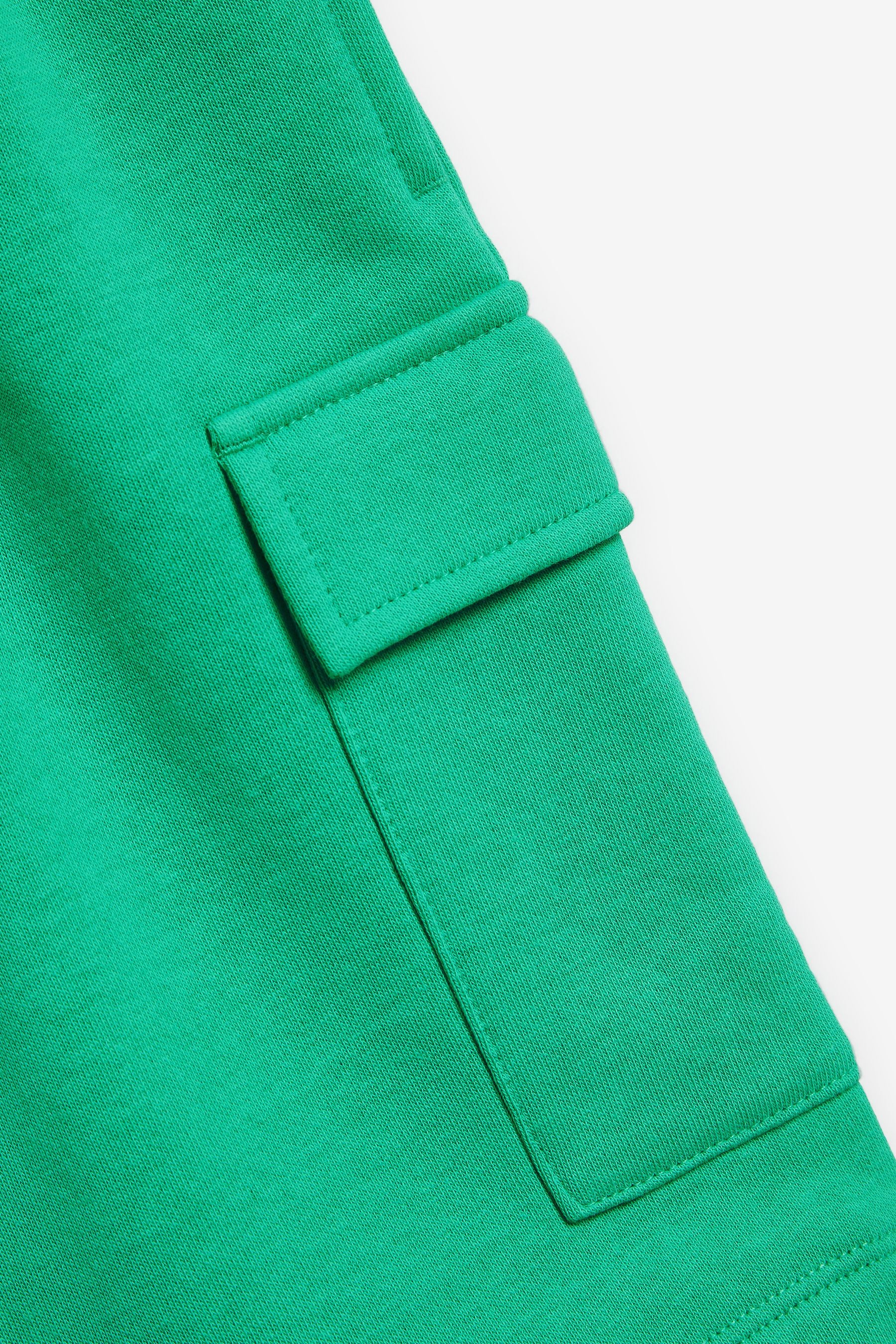 Green Basic Cargo Shorts (3-16yrs)