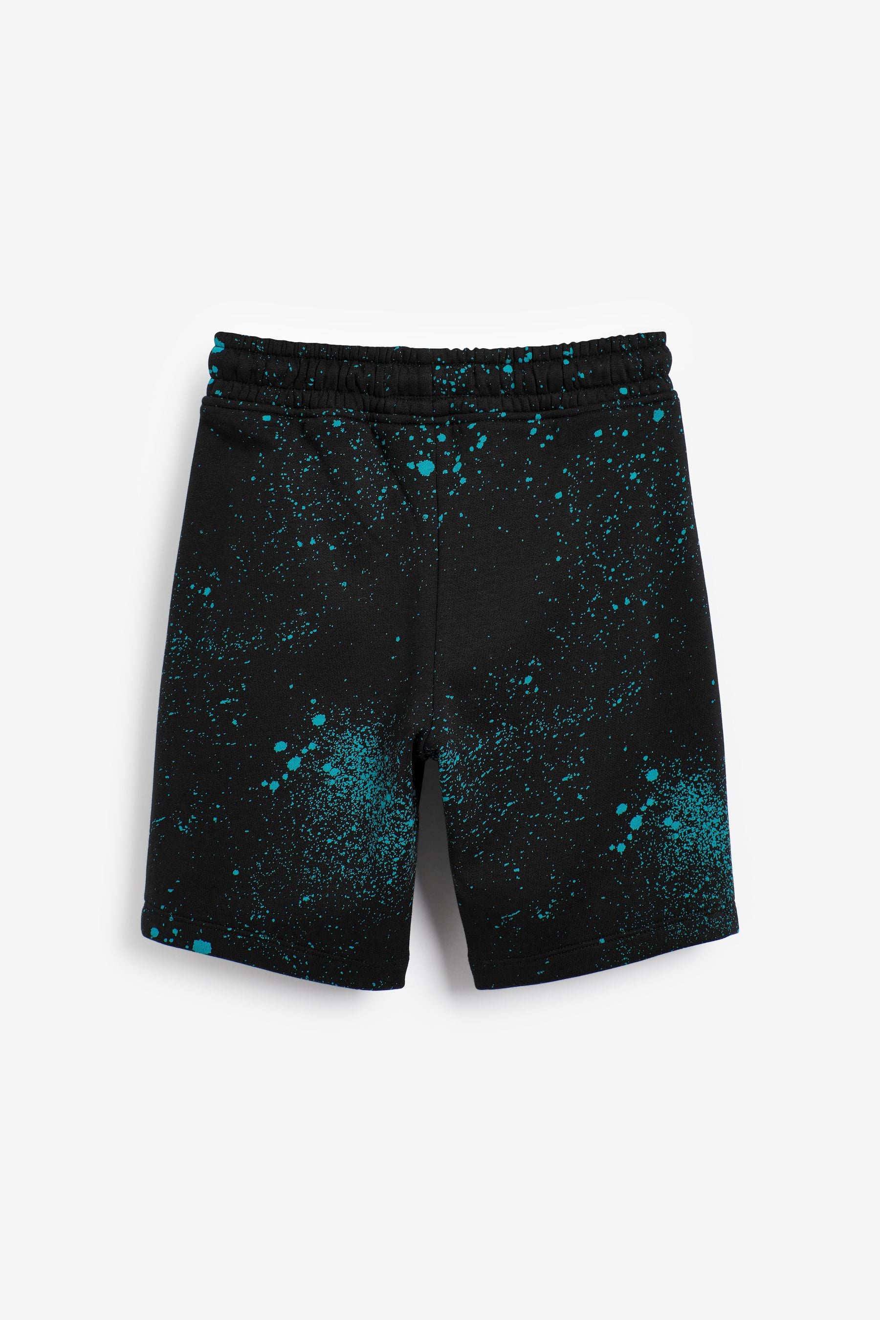 Blue/Black All Over Print Shorts (3-16yrs)