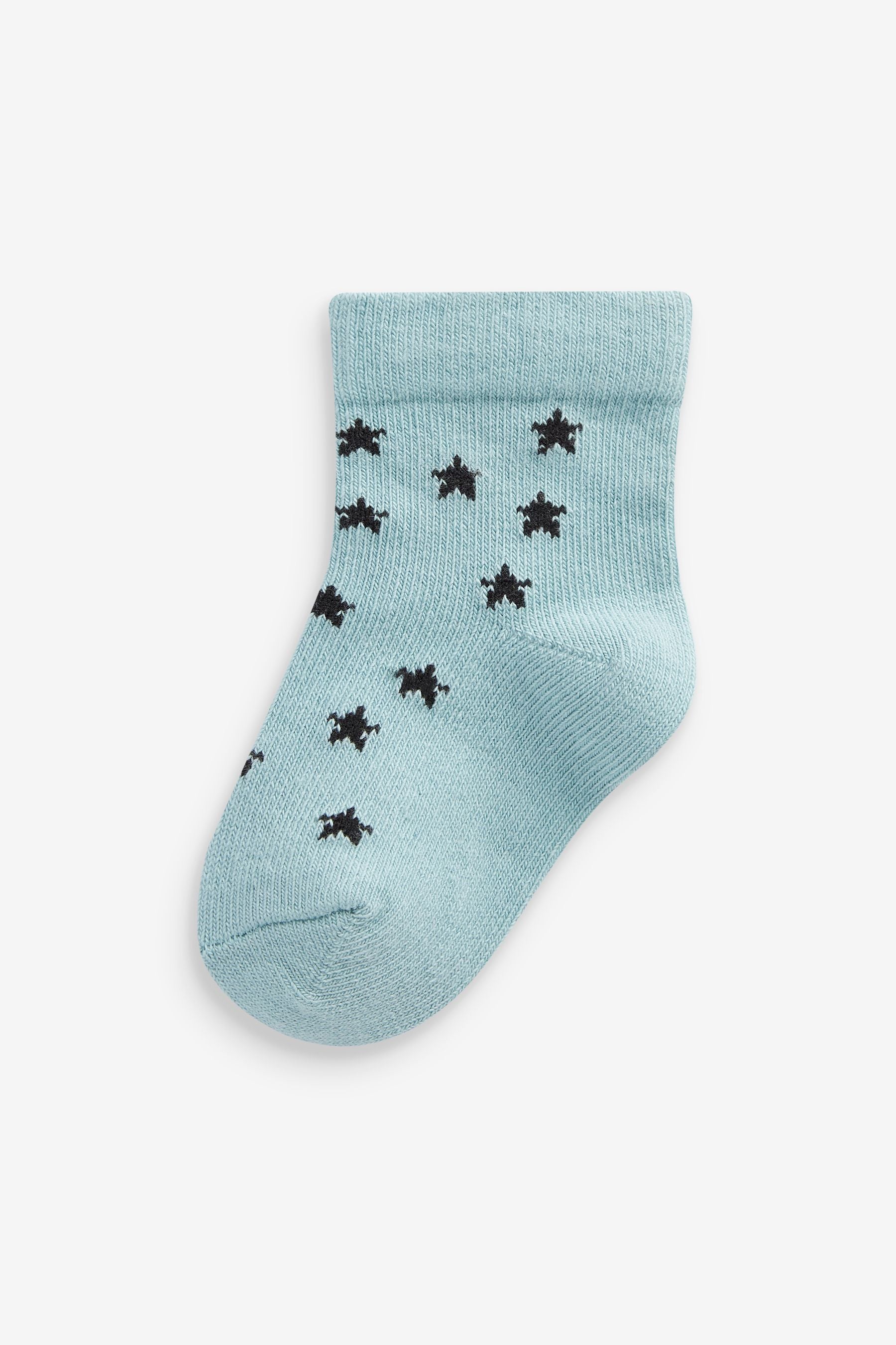 Pink Stars/Rainbow Baby 5 Pack Socks (0mths-2yrs)