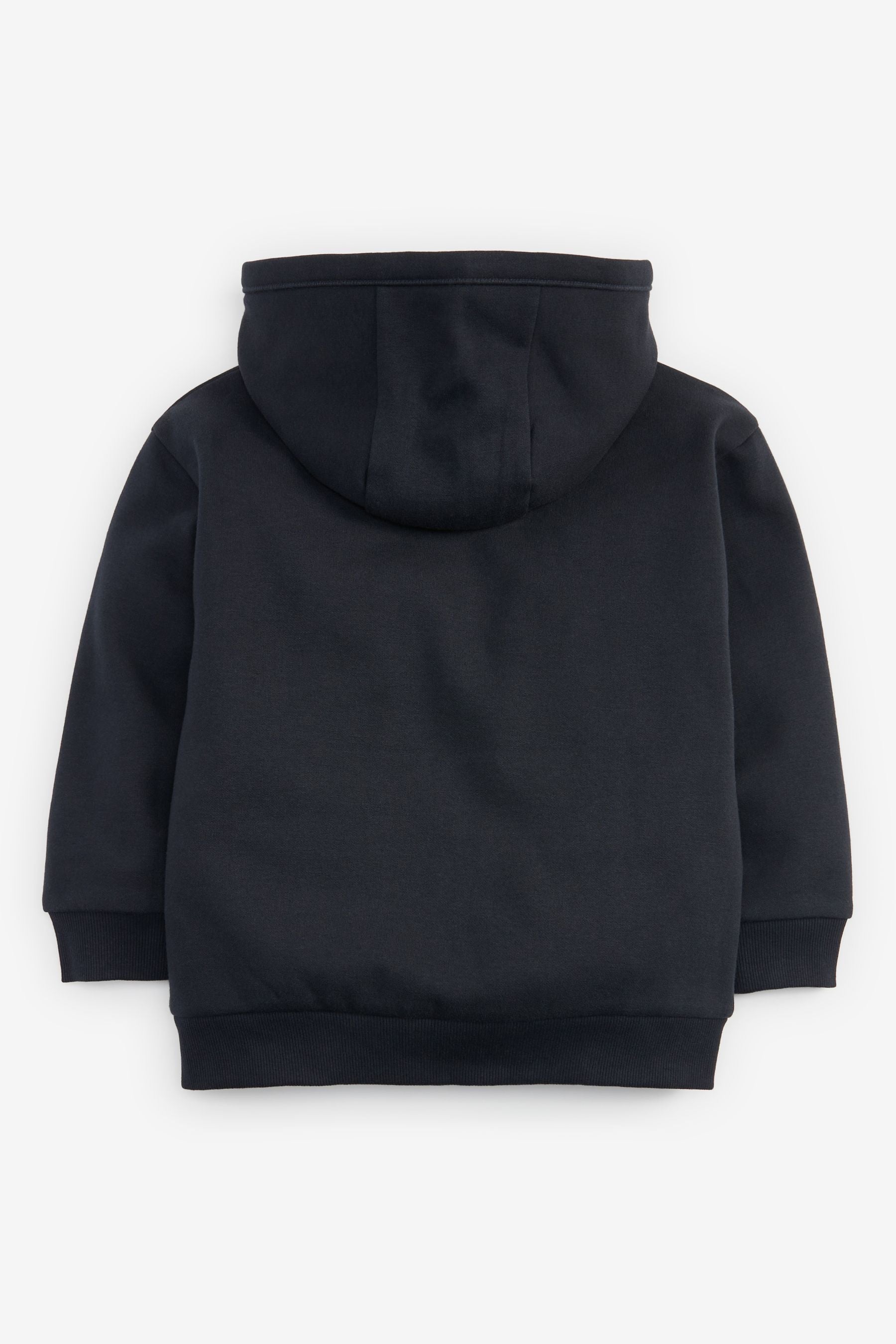 Navy Blue Zip Through Hoodie (3-16yrs)