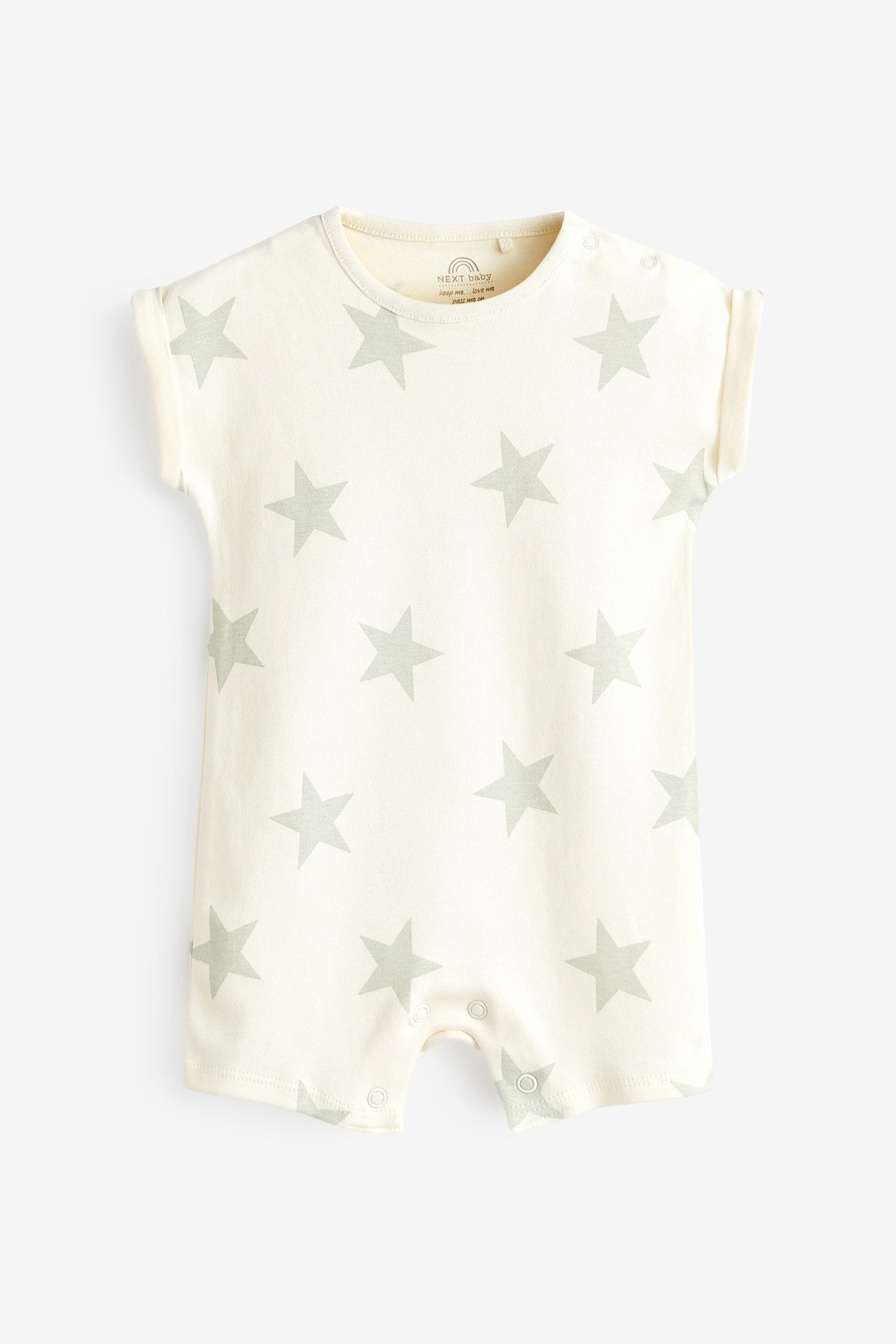 Minerals Star Baby Jersey Romper 4 Pack (0mths-3yrs)