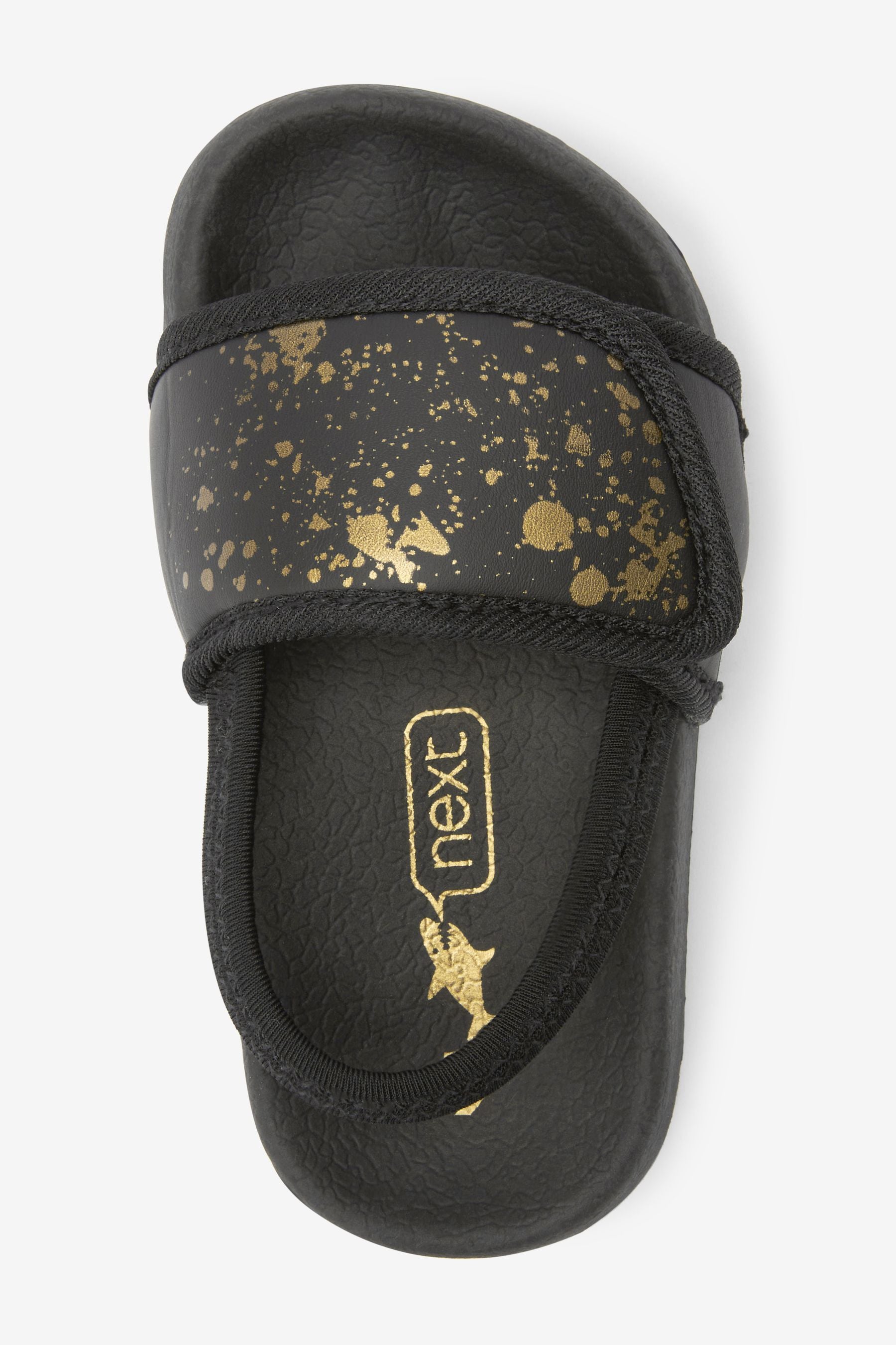 Black & Gold Splat Sliders