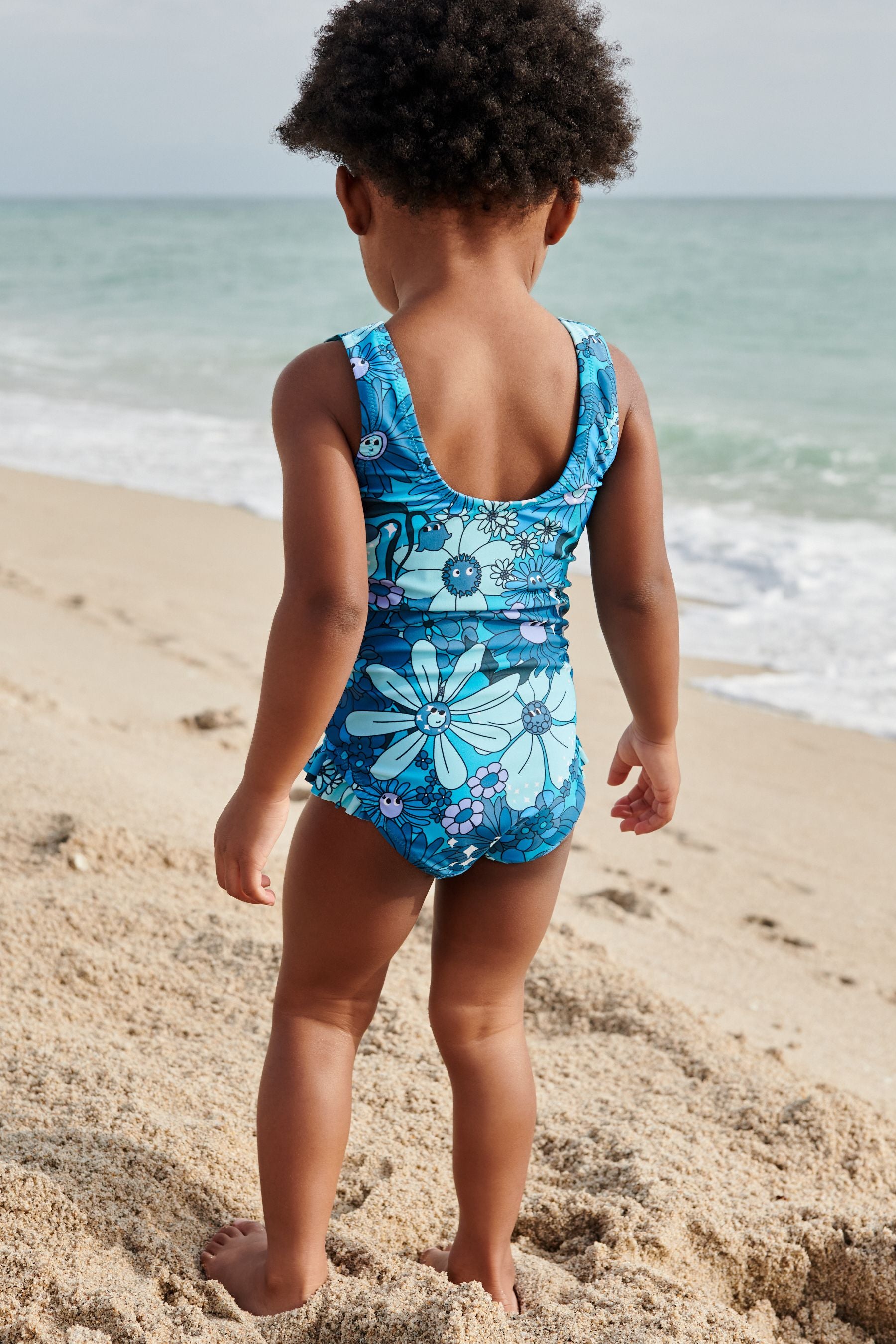 Teal Blue Swimsuit (3mths-7yrs)