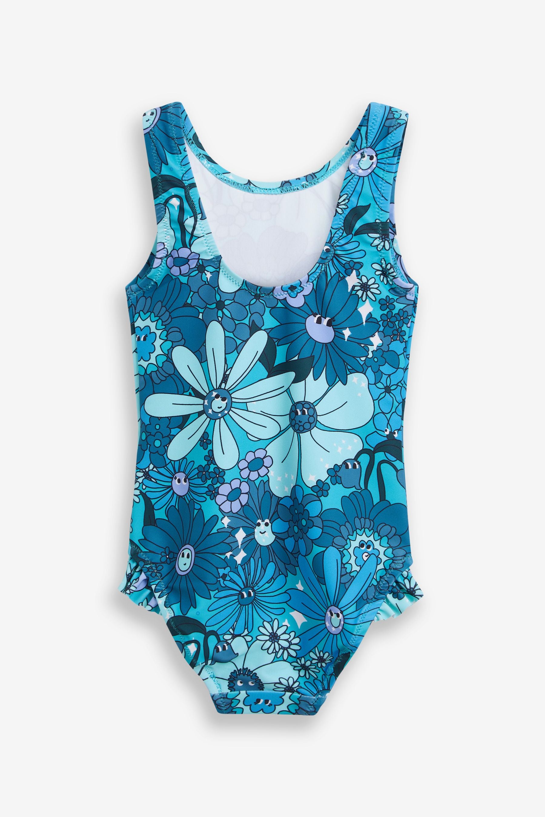 Teal Blue Swimsuit (3mths-7yrs)