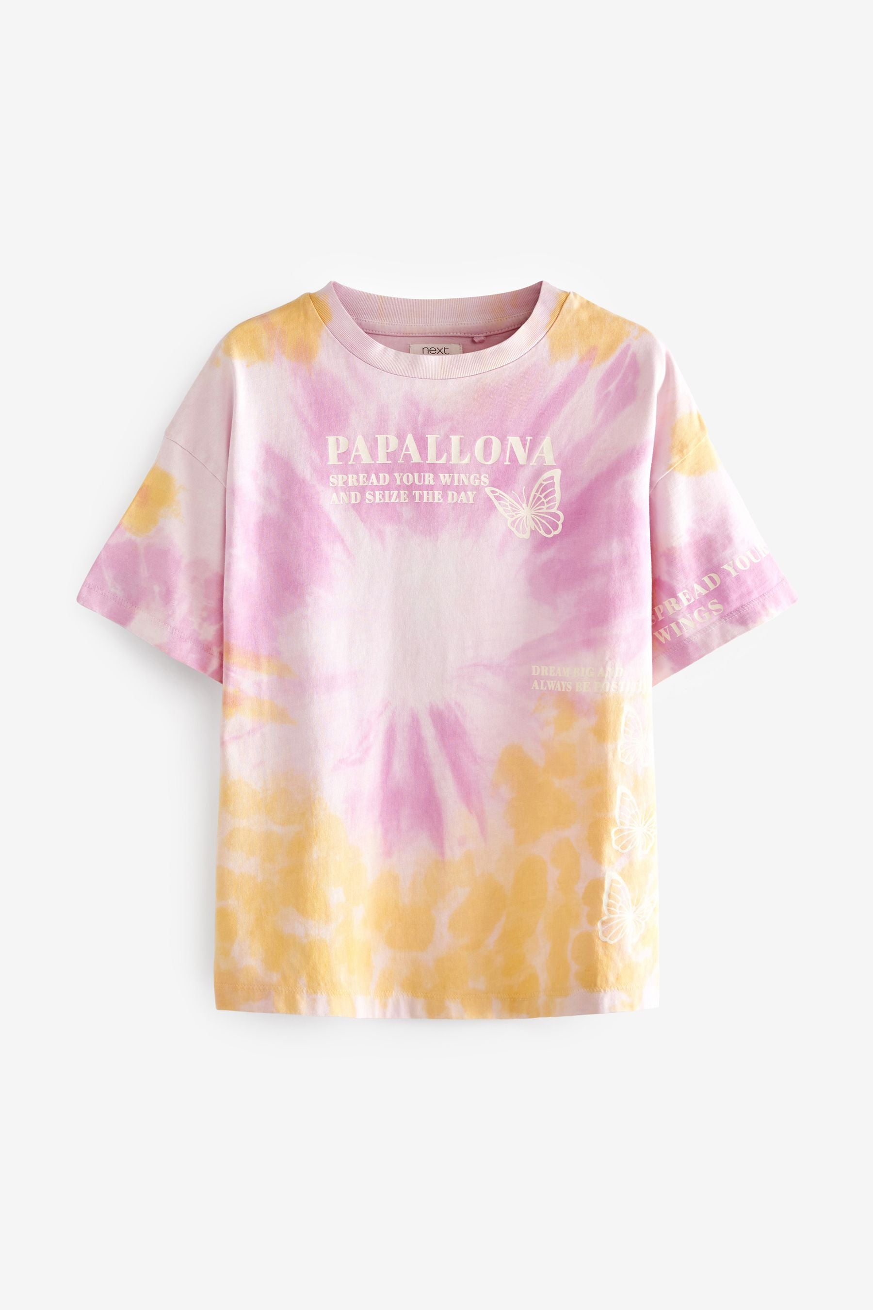 Pink Tie Dye T-Shirt And Cycle Short Set (3-16yrs)