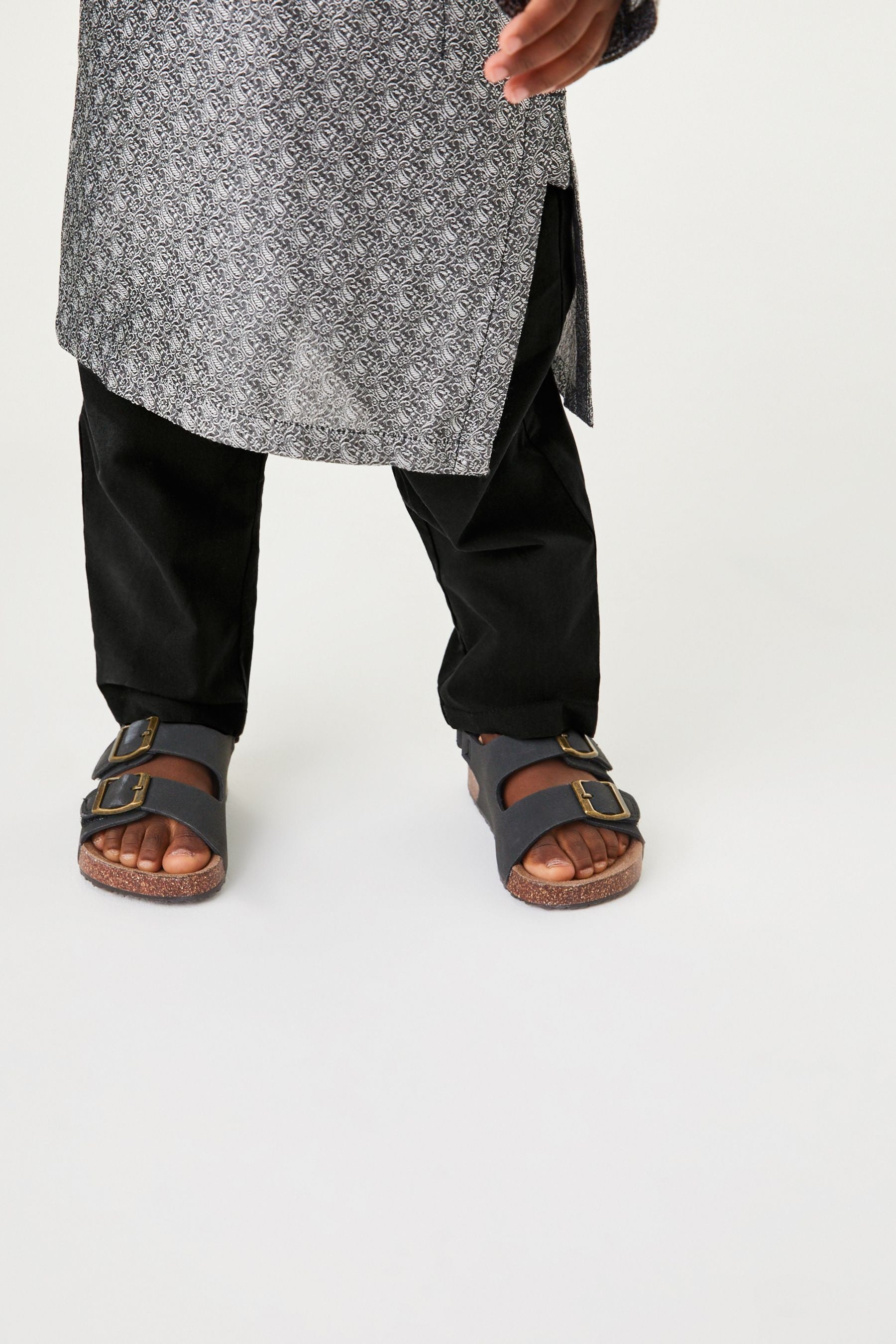 Black Lightweight Kurta Trousers (3mths-7yrs)