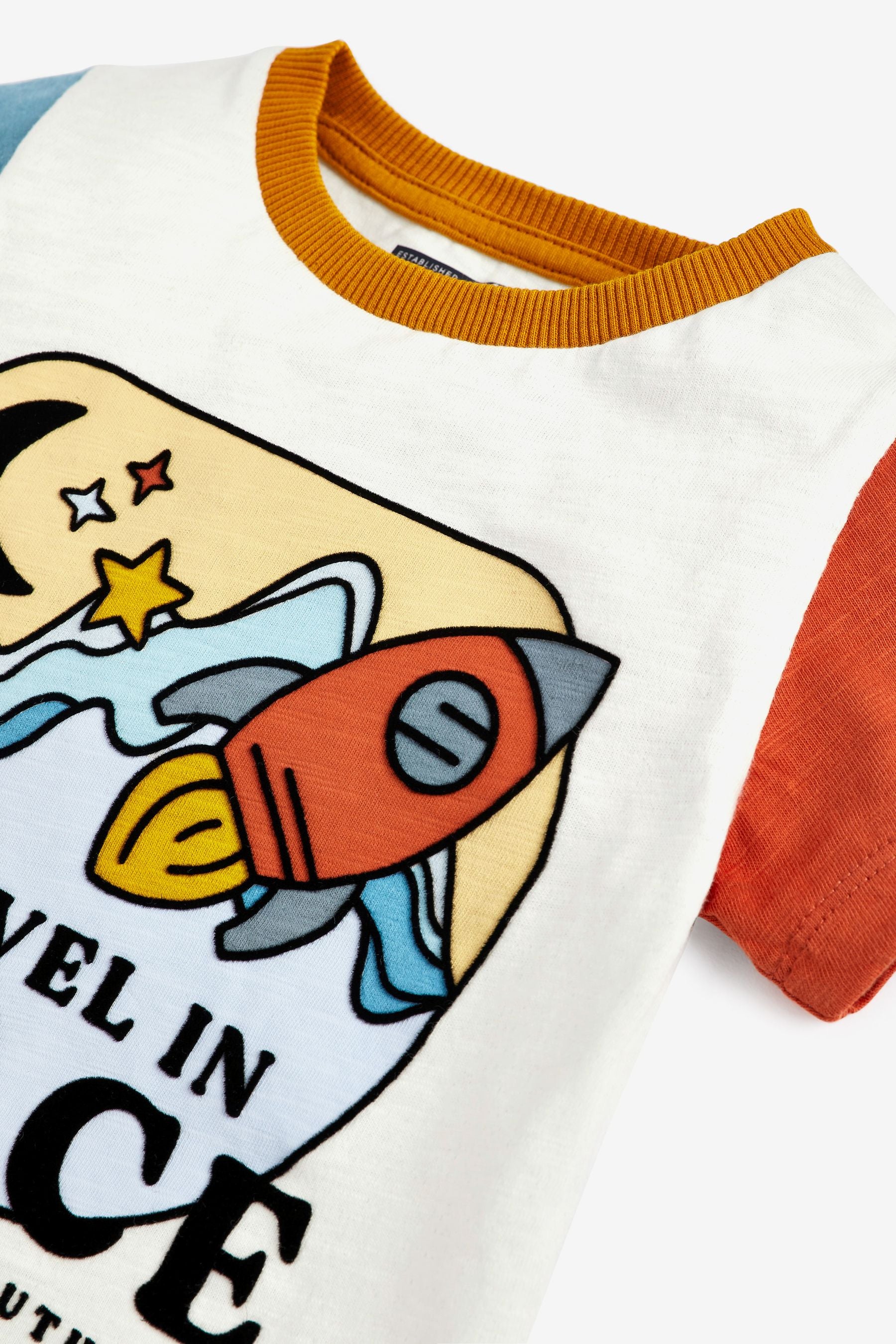 White Rocket Short Sleeve Character T-Shirt (3mths-7yrs)