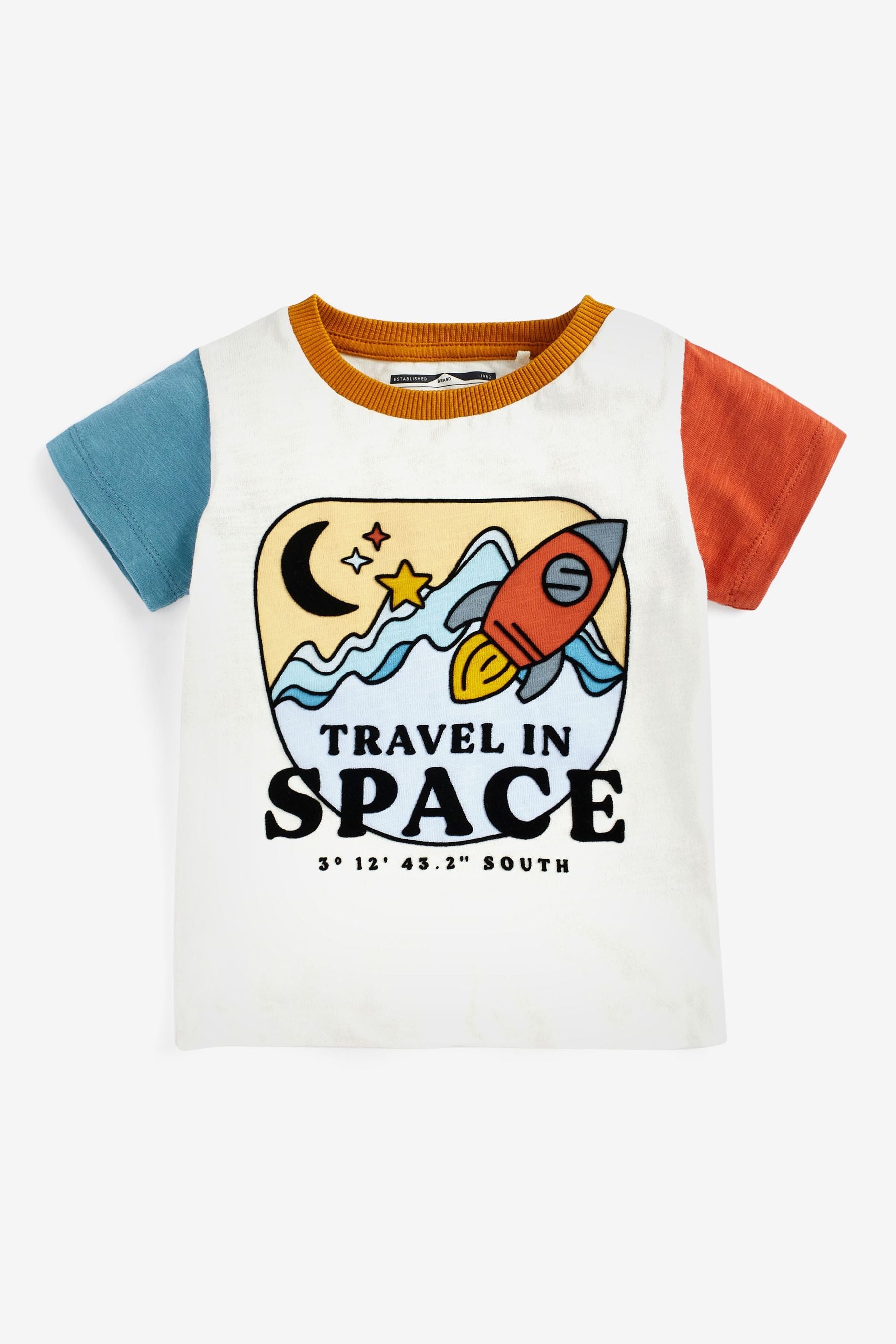 White Rocket Short Sleeve Character T-Shirt (3mths-7yrs)