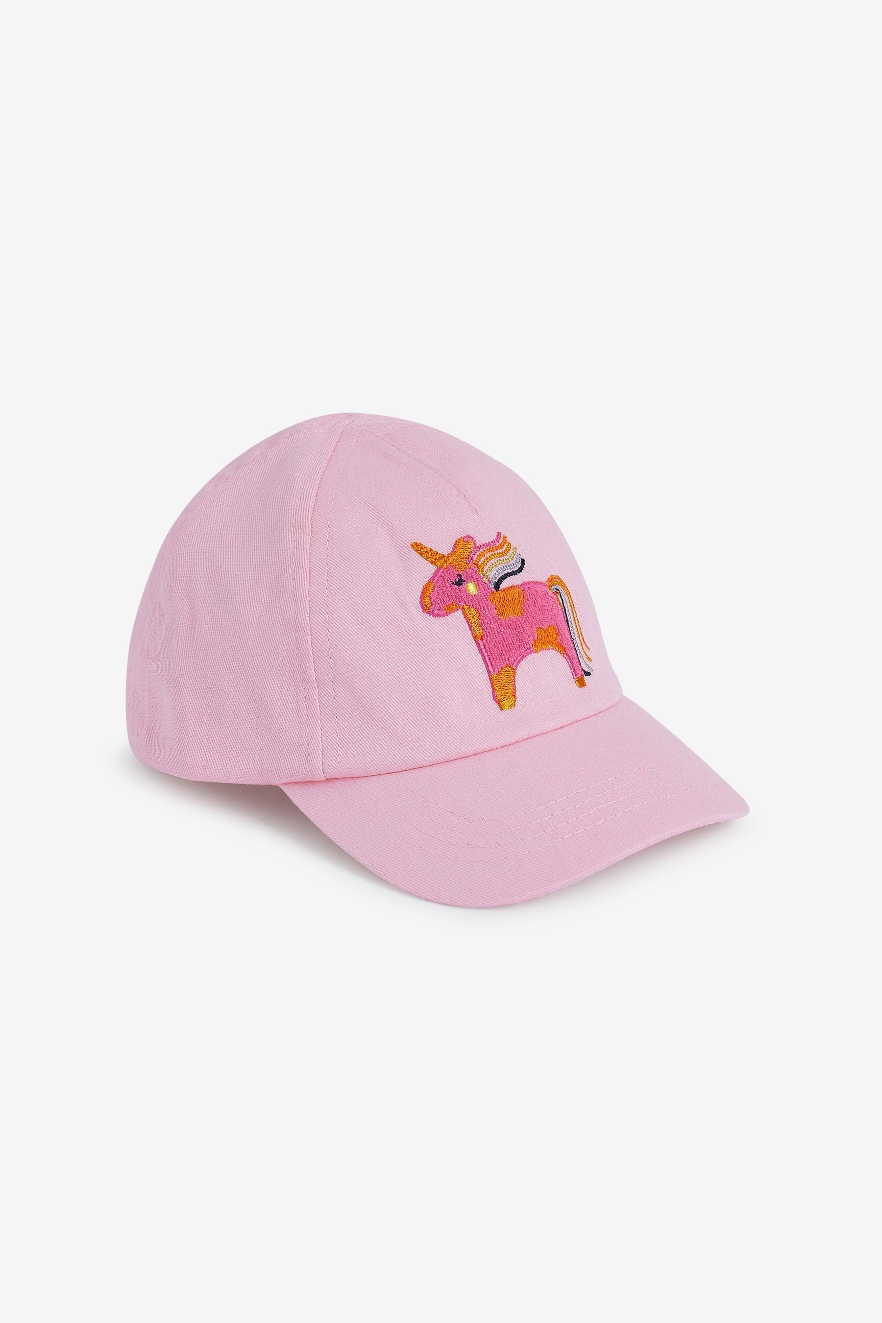 Pink/Chambray Unicorn 2 Pack Caps (3mths-6yrs)