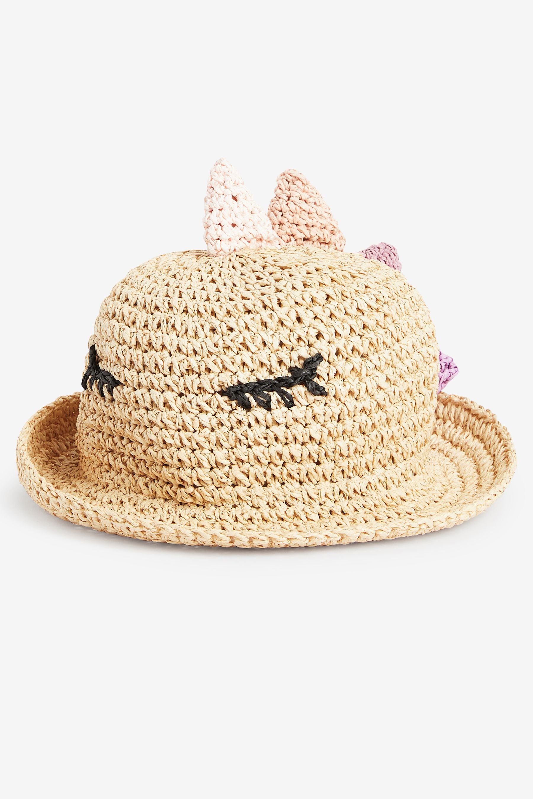 Straw Dinosaur Hat (3mths-6yrs)