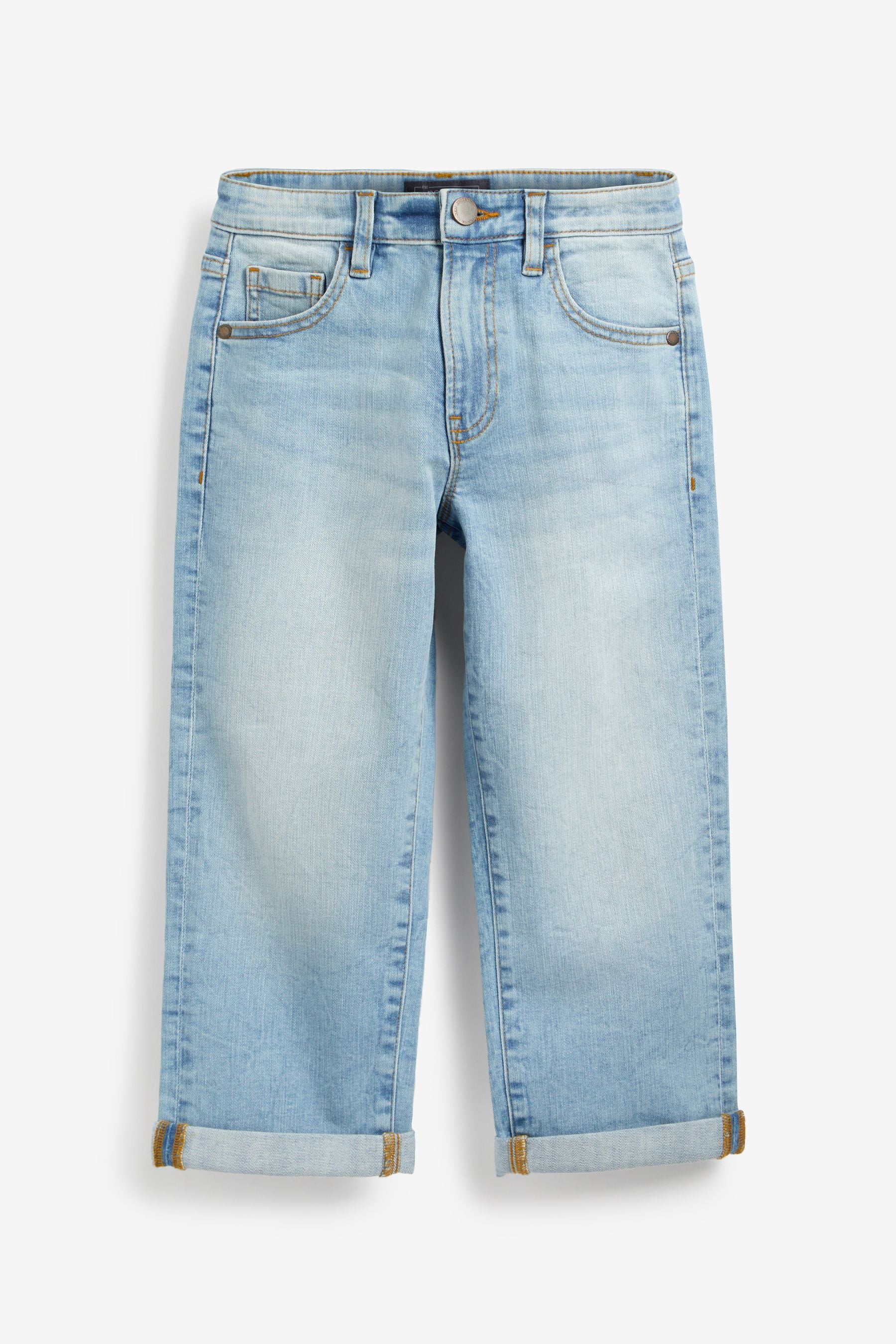 Bleach Denim Five Pocket Jeans (3-16yrs)