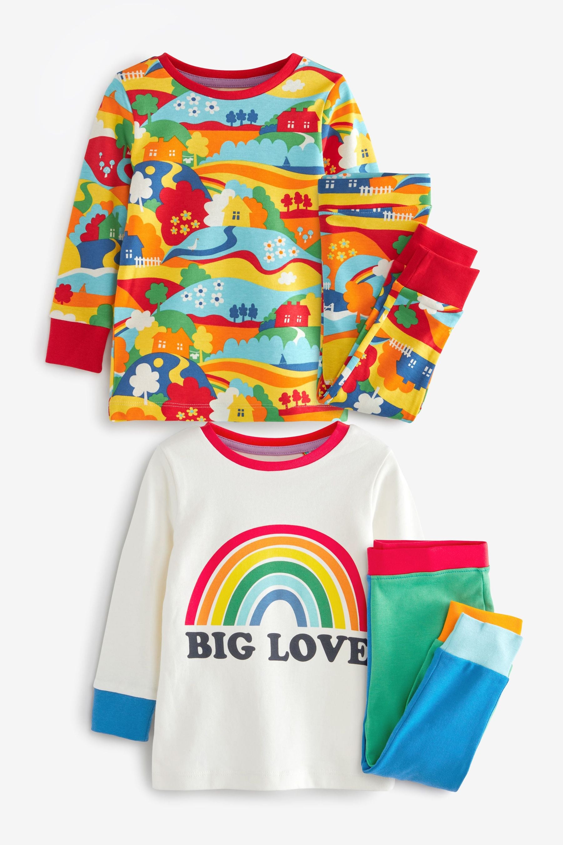 Little Bird Rainbow Pyjamas 2 Pack