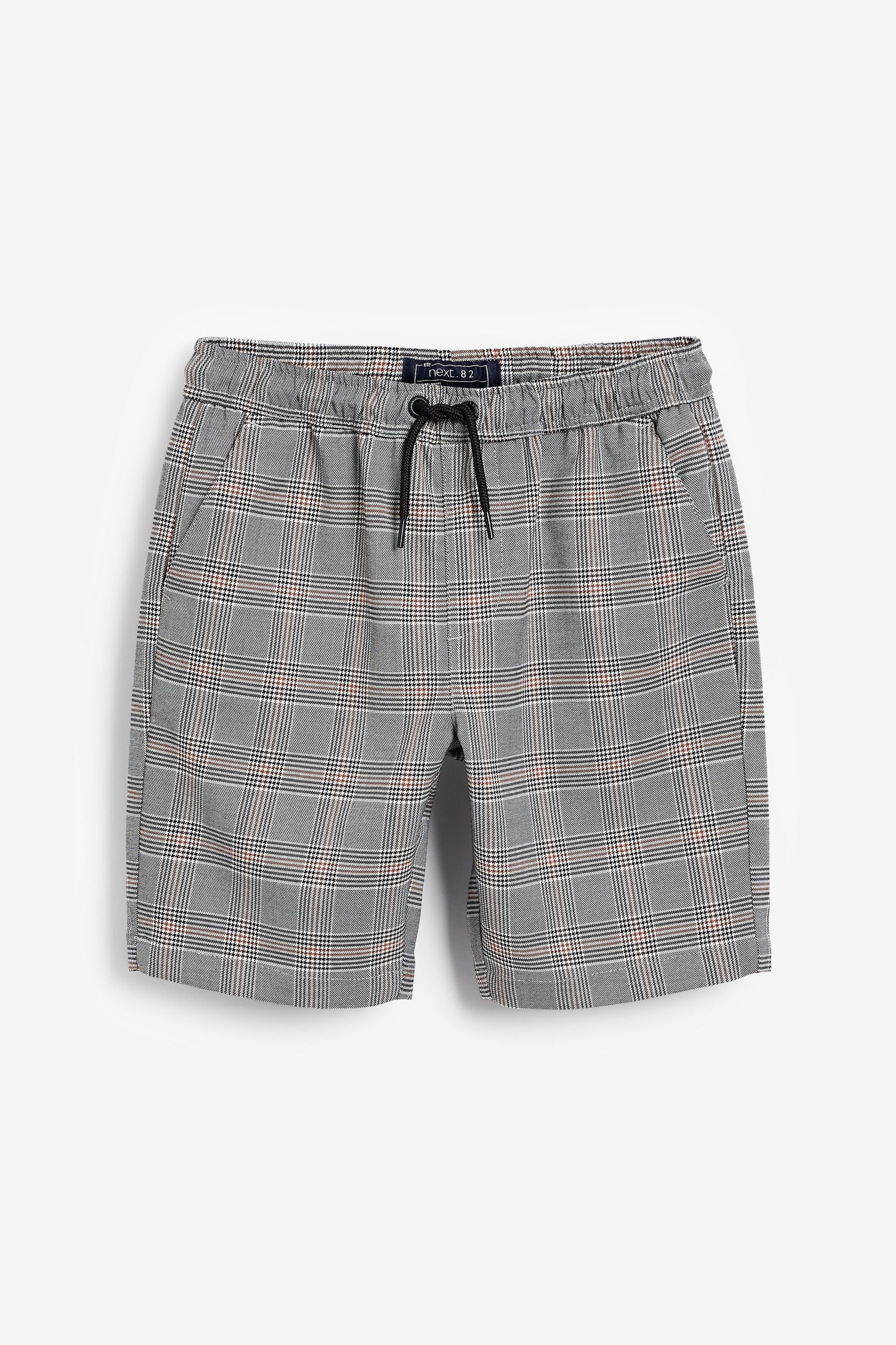 Neutral Check Pull-On Shorts (3-16yrs)