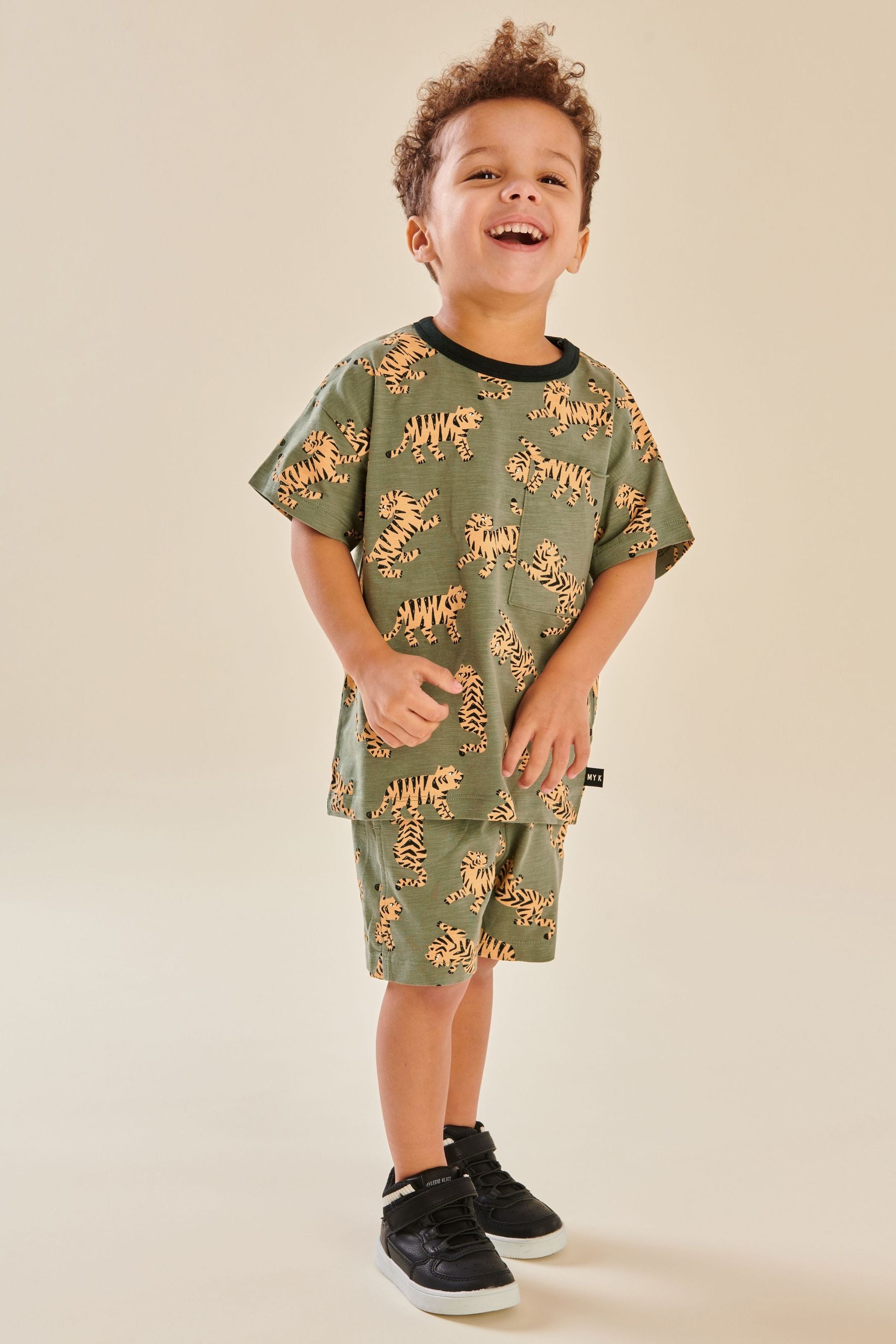 Green Myleene Klass Kids Top And Shorts Set