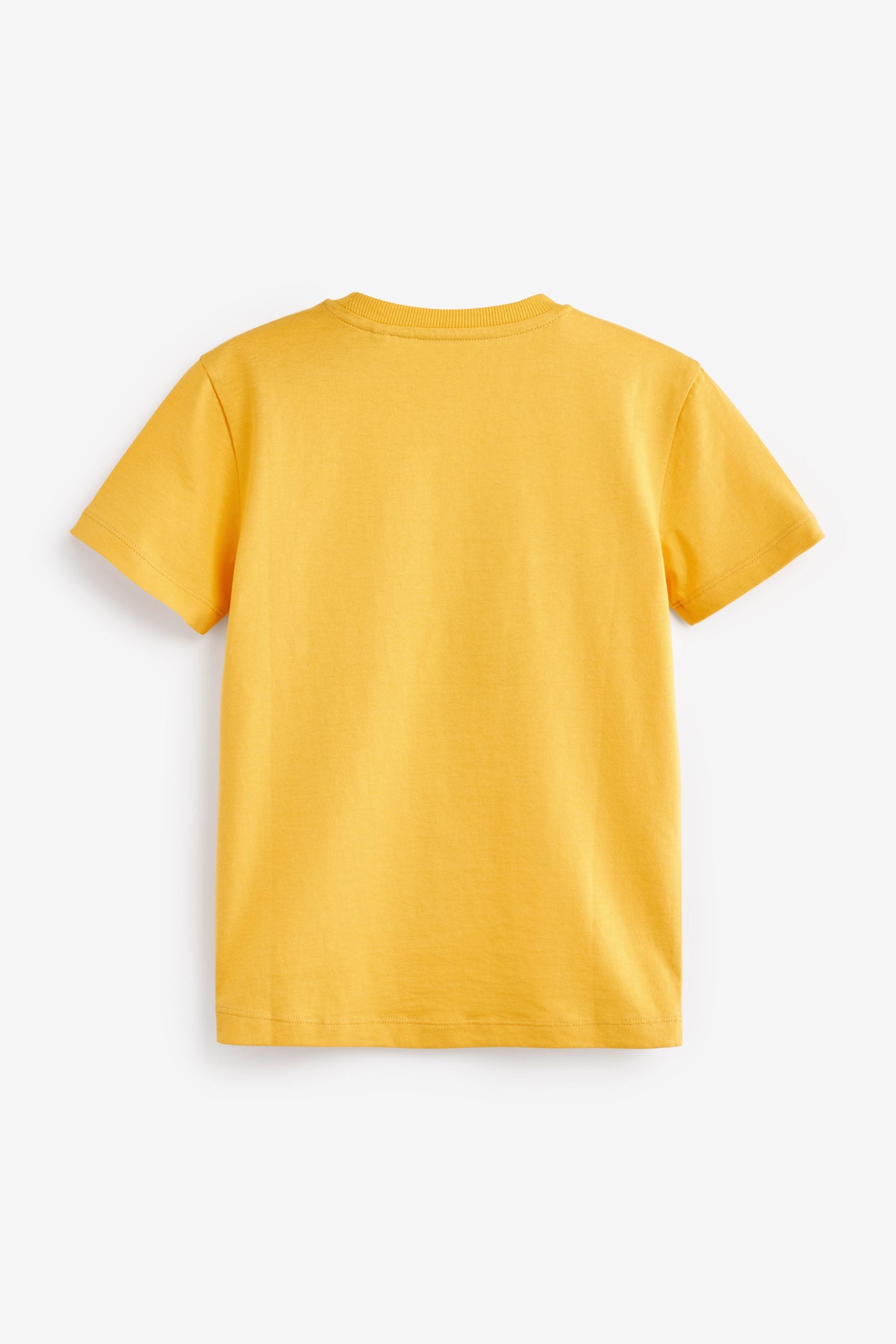 Yellow Level Up Gamer Short Sleeve Graphic T-Shirt (3-16yrs)